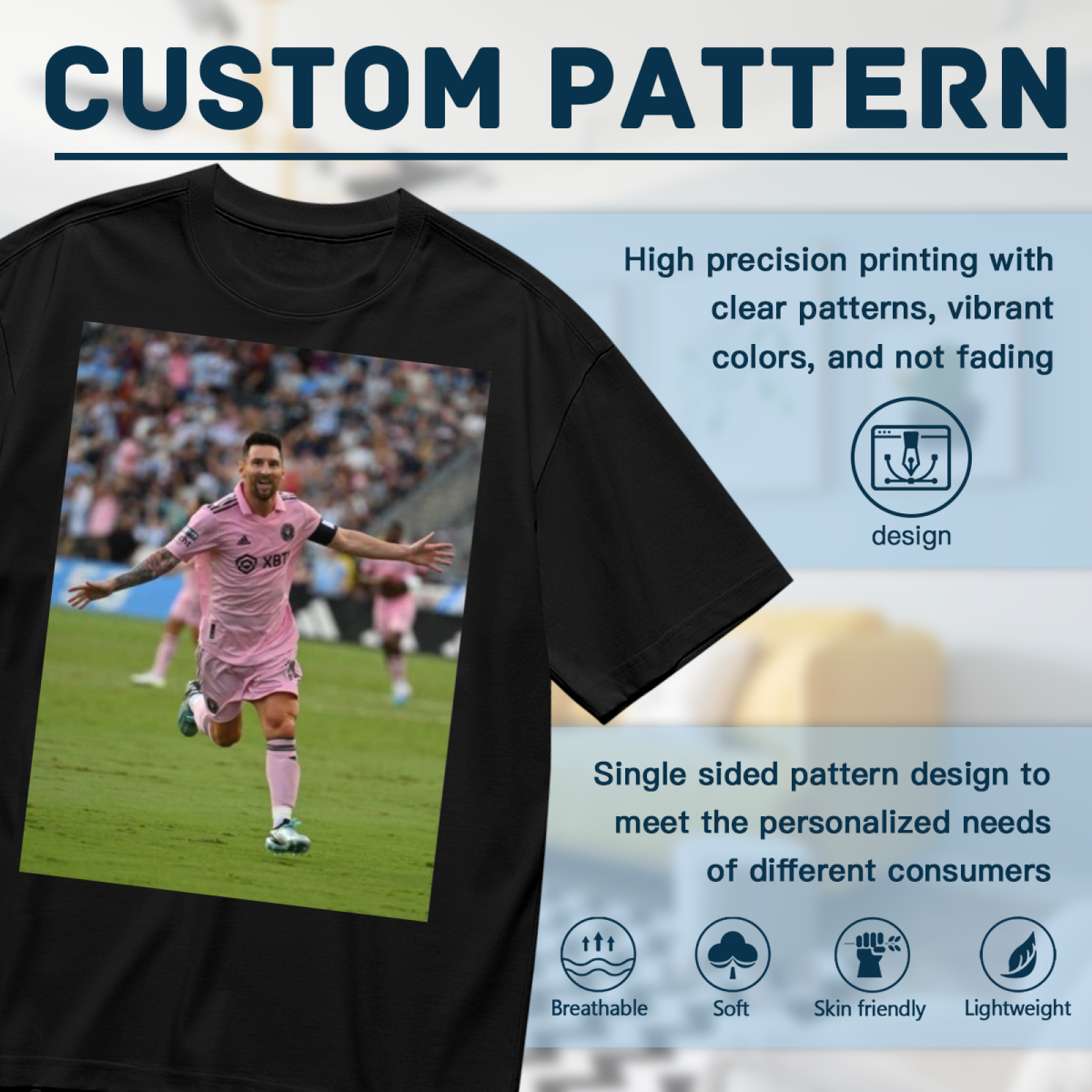 Football Iconic Power Tee Show Your Soccer Pride Every Day