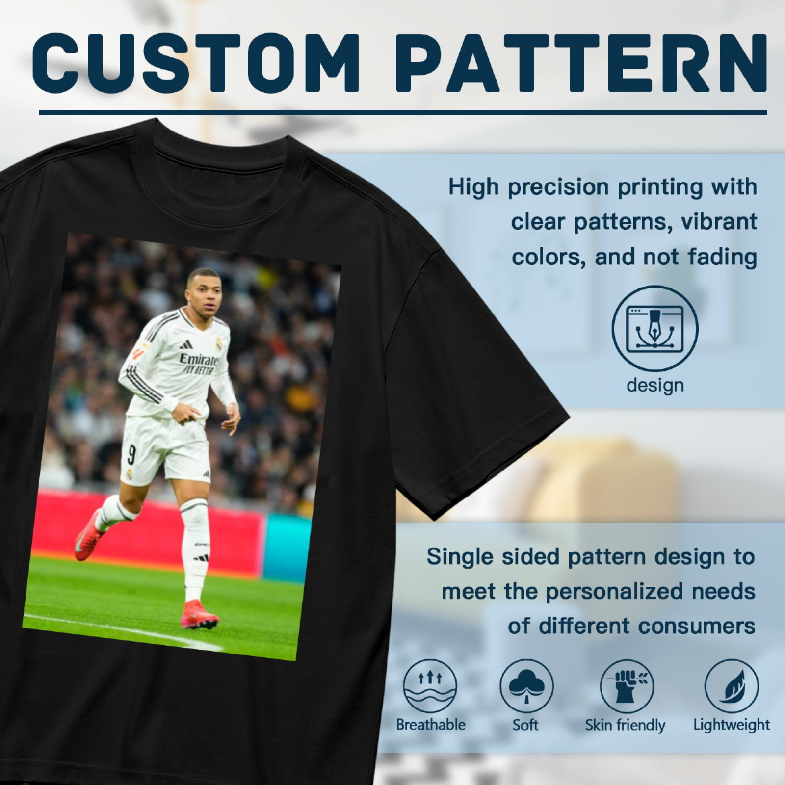 Football Power Striker Tee Celebrate Soccer¡¯s Iconic Players