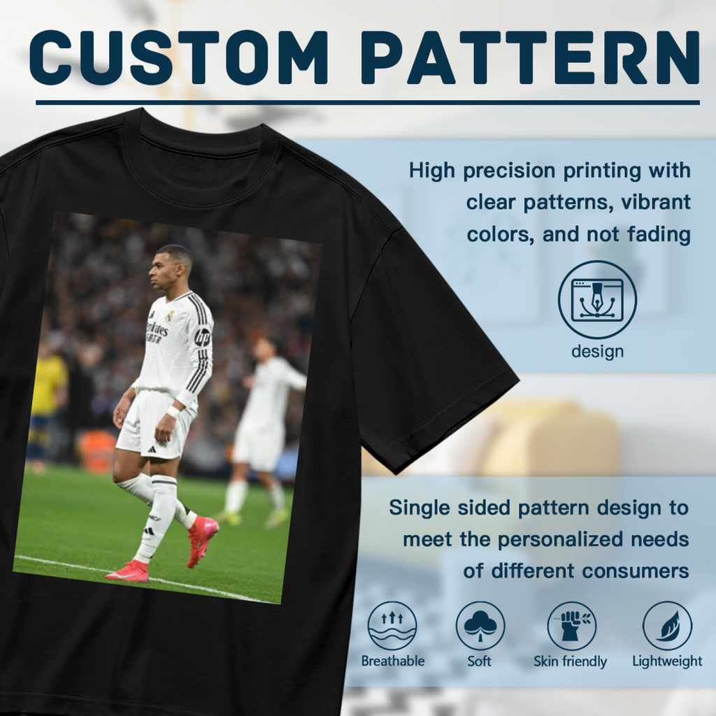 Football Striker Action T-Shirt Celebrate the Thrills of Soccer
