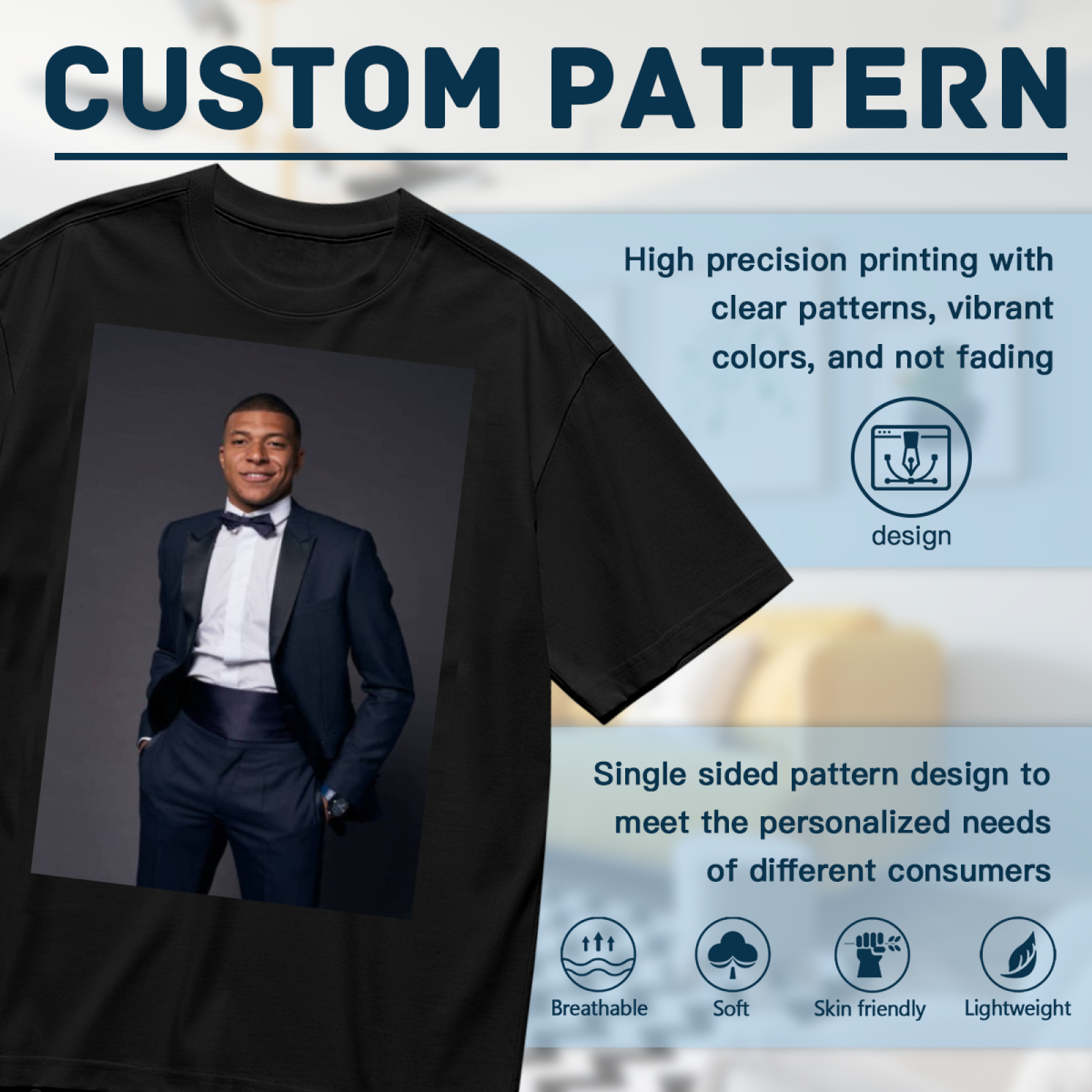 Football Striker Victory Tee Represent the Power of Football Heroes