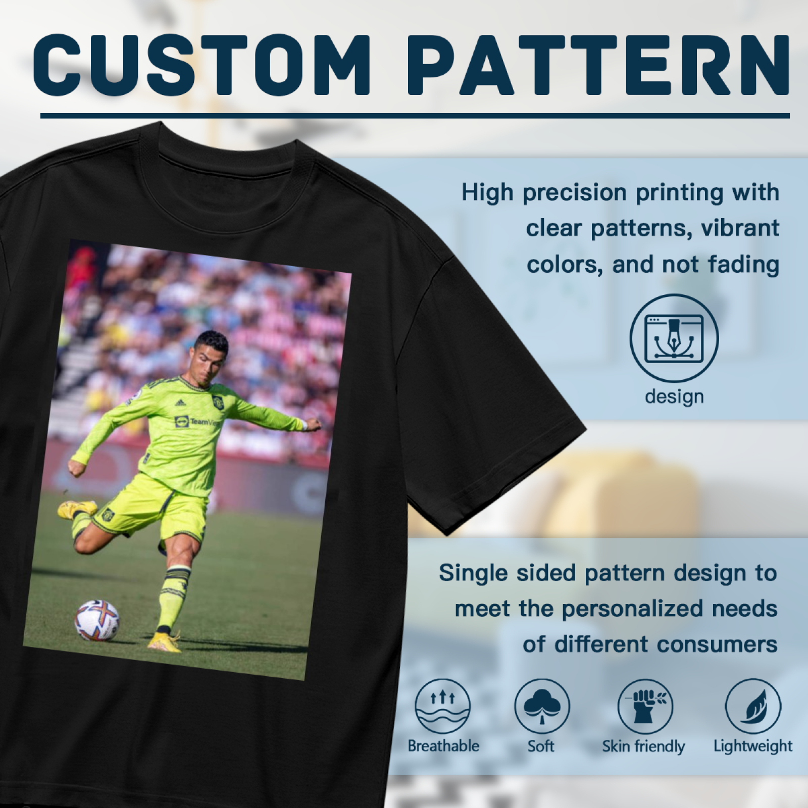 Football Hero Victory Tee Show Your Support for Football Legends