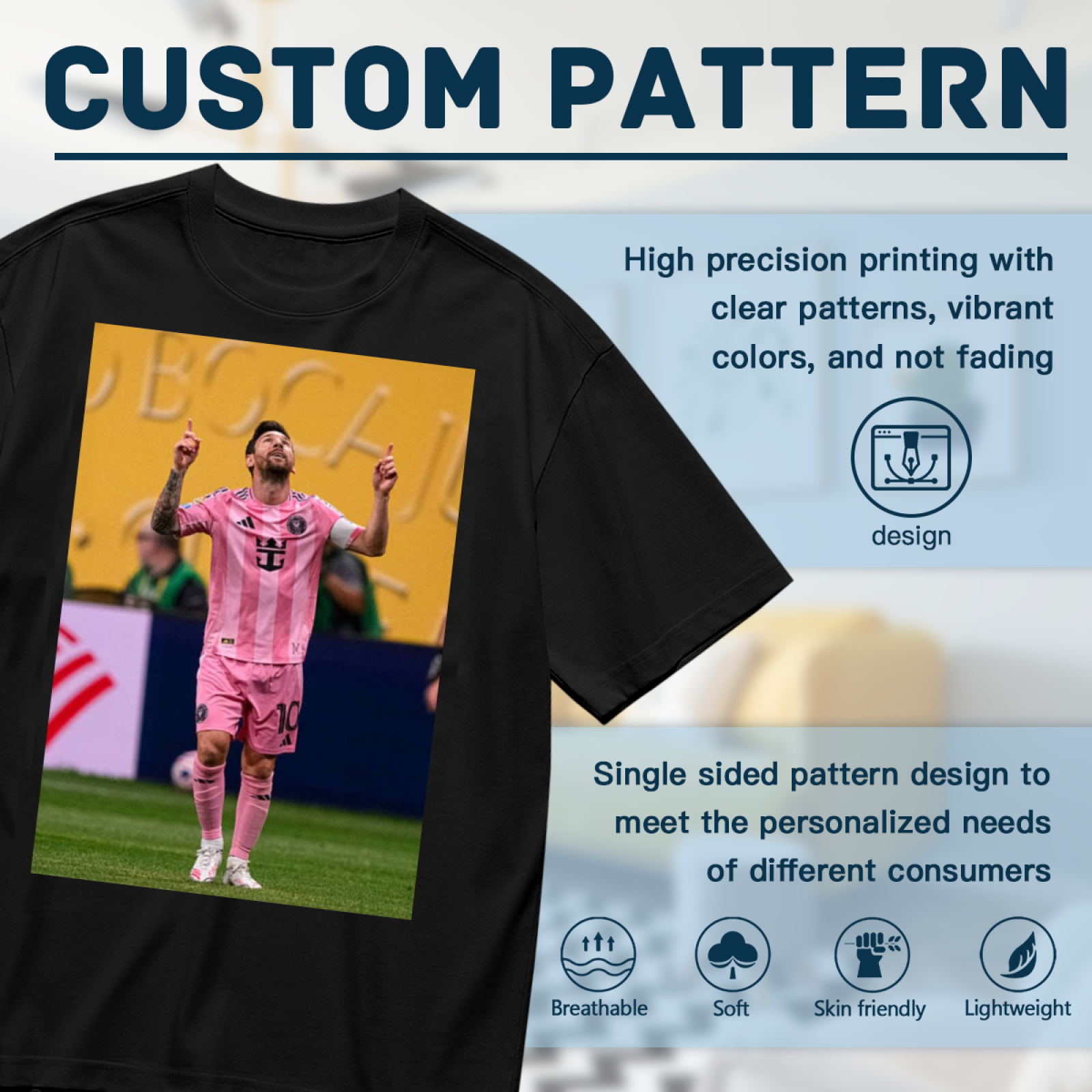 Football Fanatic Graphic T-Shirt Represent the Passion of Soccer