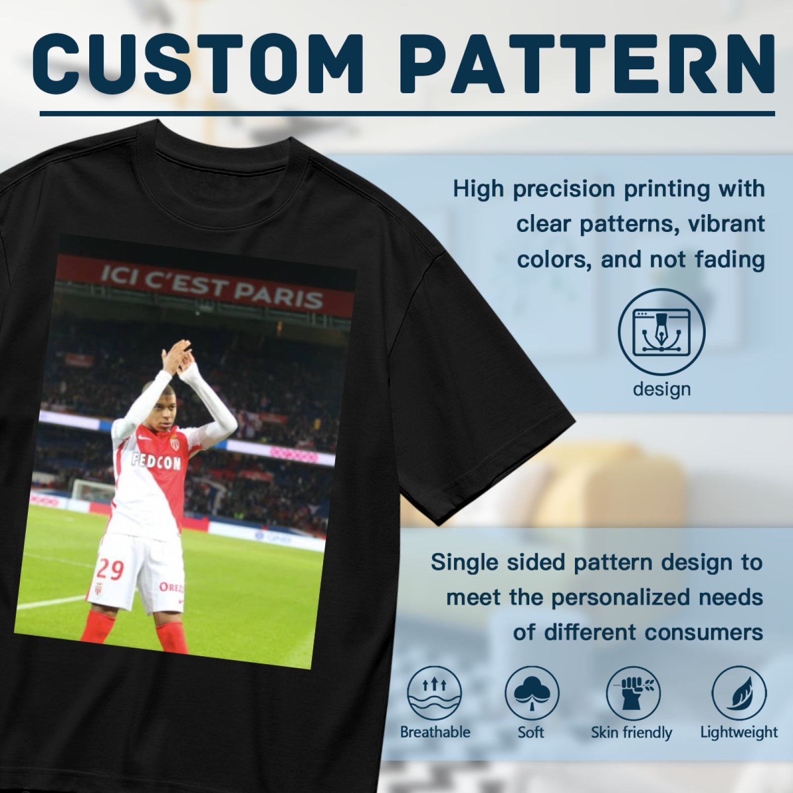 Football Superstars Glory Tee Represent the Spirit of Football