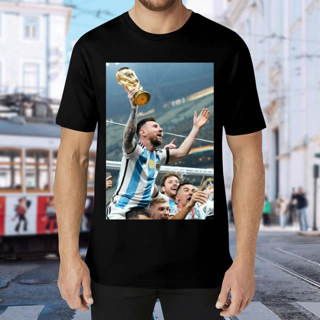 Goal-Scoring Graphic T-Shirt Perfect for Football Lovers