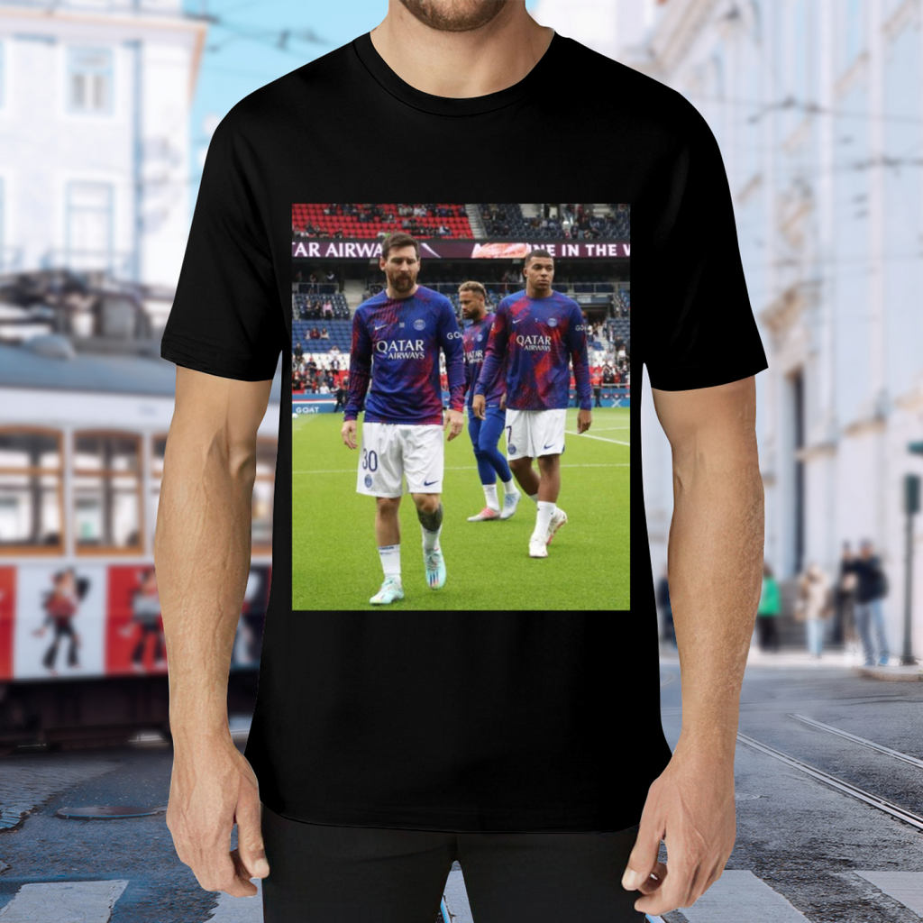 Football Star Icon Tee Wear the Power of Soccer Legends