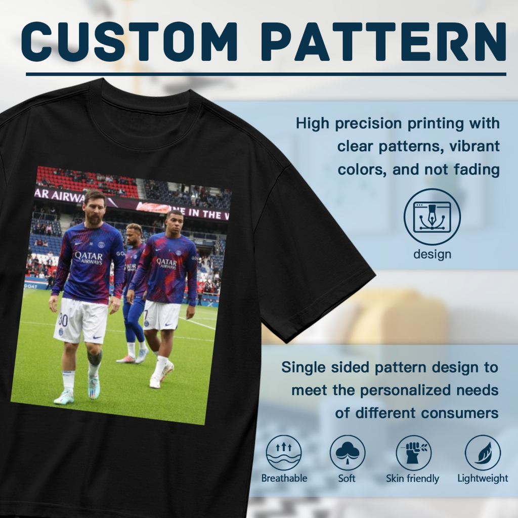 Football Star Icon Tee Wear the Power of Soccer Legends