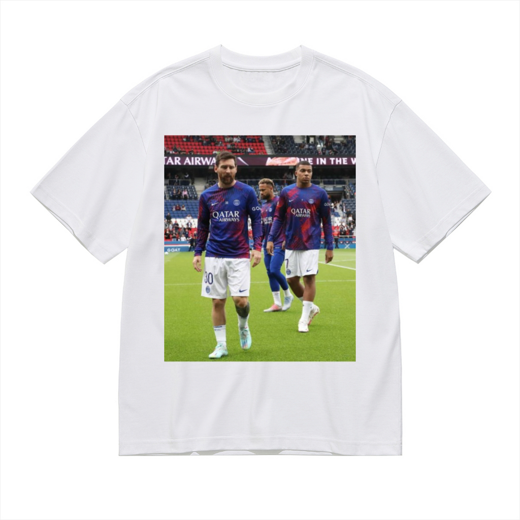 Football Star Icon Tee Wear the Power of Soccer Legends