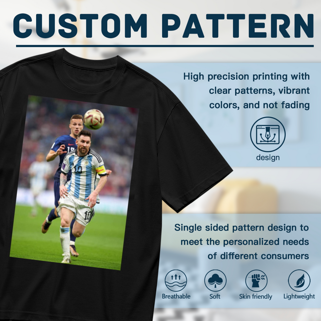 Dynamic Football Striker Tee Wear Your Soccer Passion Proudly