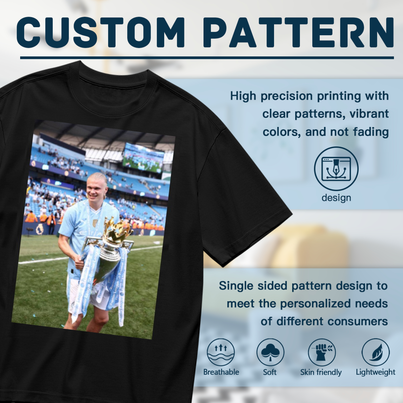 Football Power Victory Tee Represent the Glory of Football