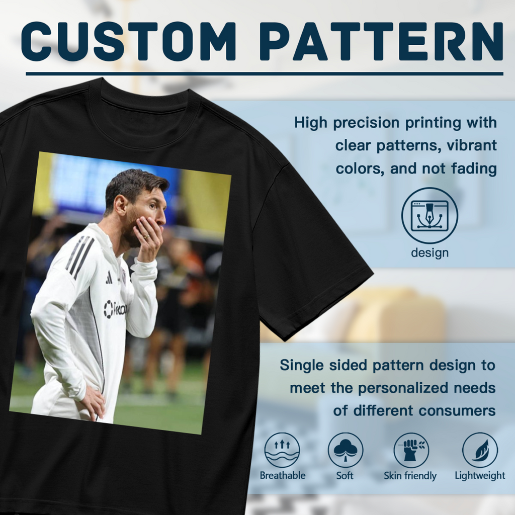 Dynamic Soccer Style Tee Perfect for Football Enthusiasts
