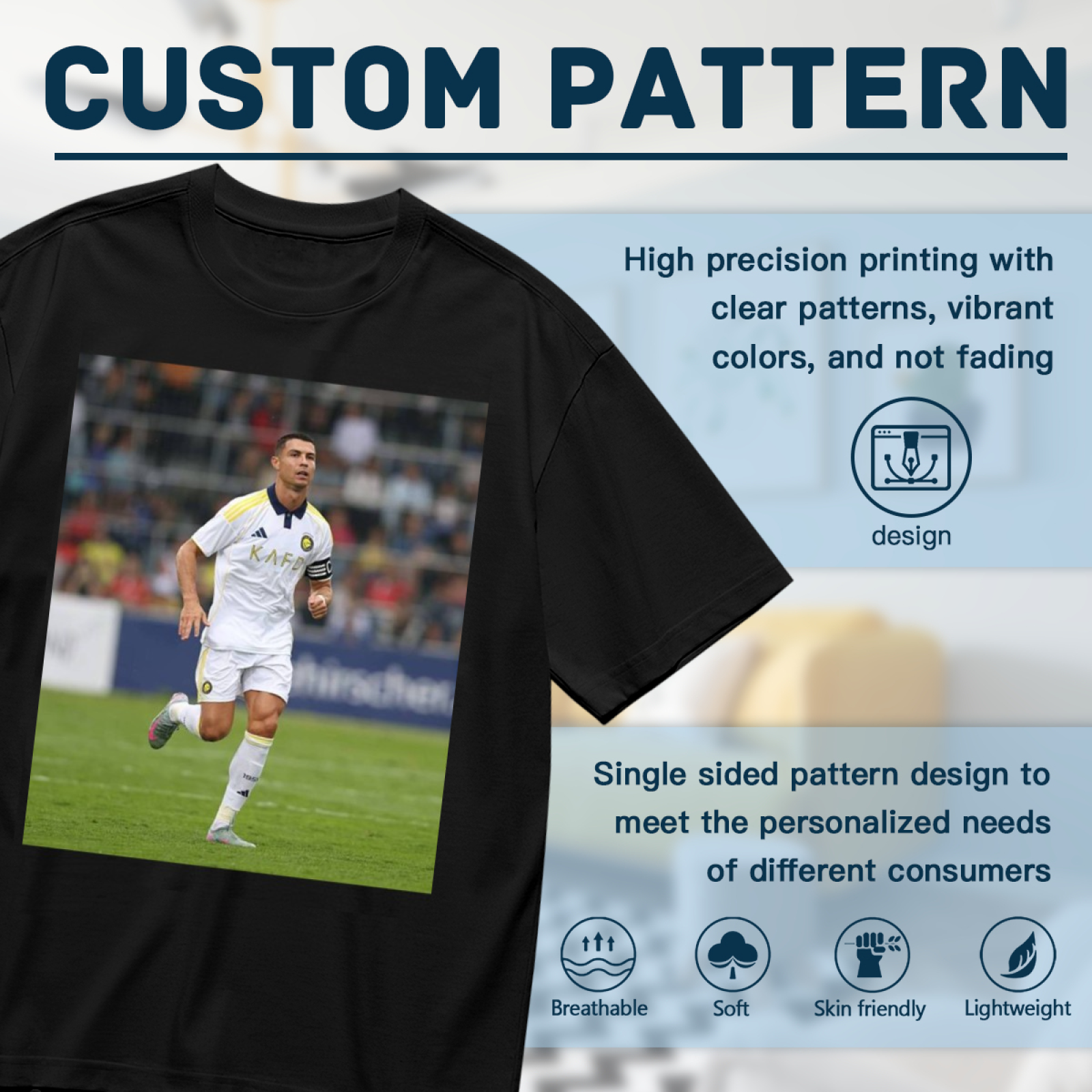 Football Action Champions Tee Represent Soccer¡¯s Iconic Heroes