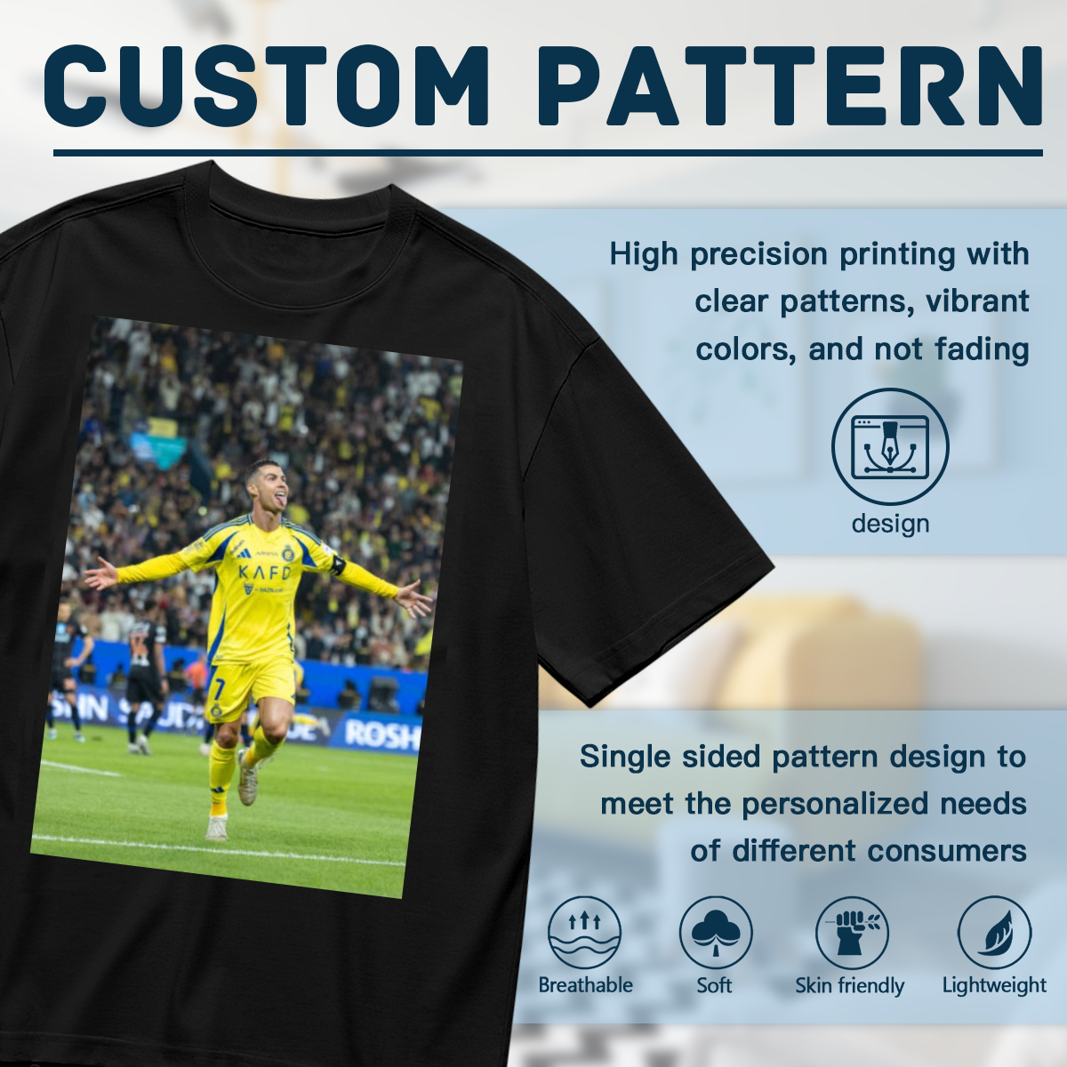 Soccer Passion Graphic Tee ¨C Unleash Your Inner Football Fan