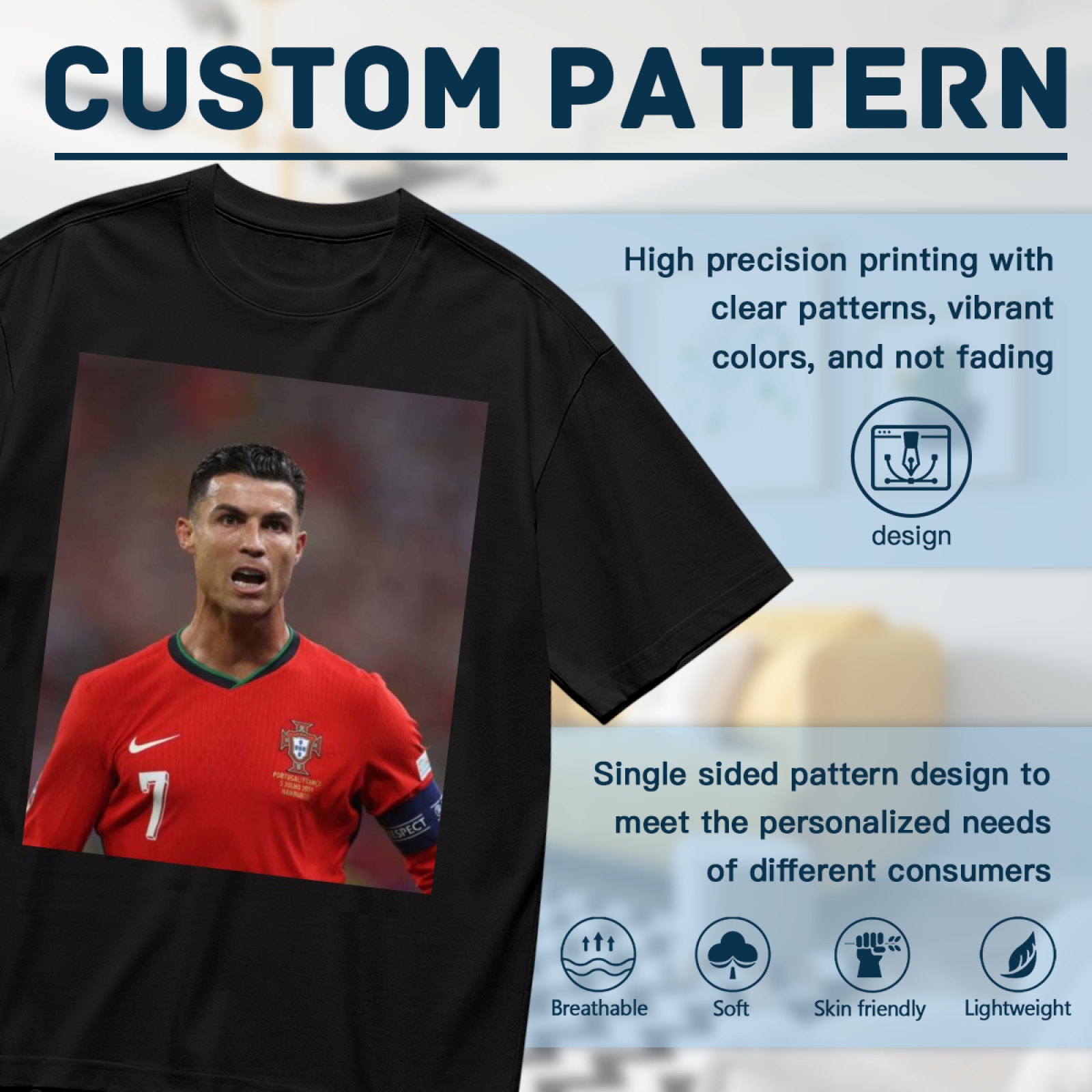 Football Masterpiece Graphic Tee Show Your Love for the Sport