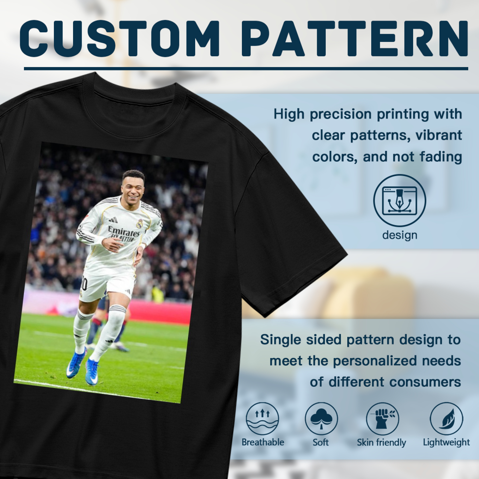 Football Glory Superstars Tee Celebrate the Best of Soccer History