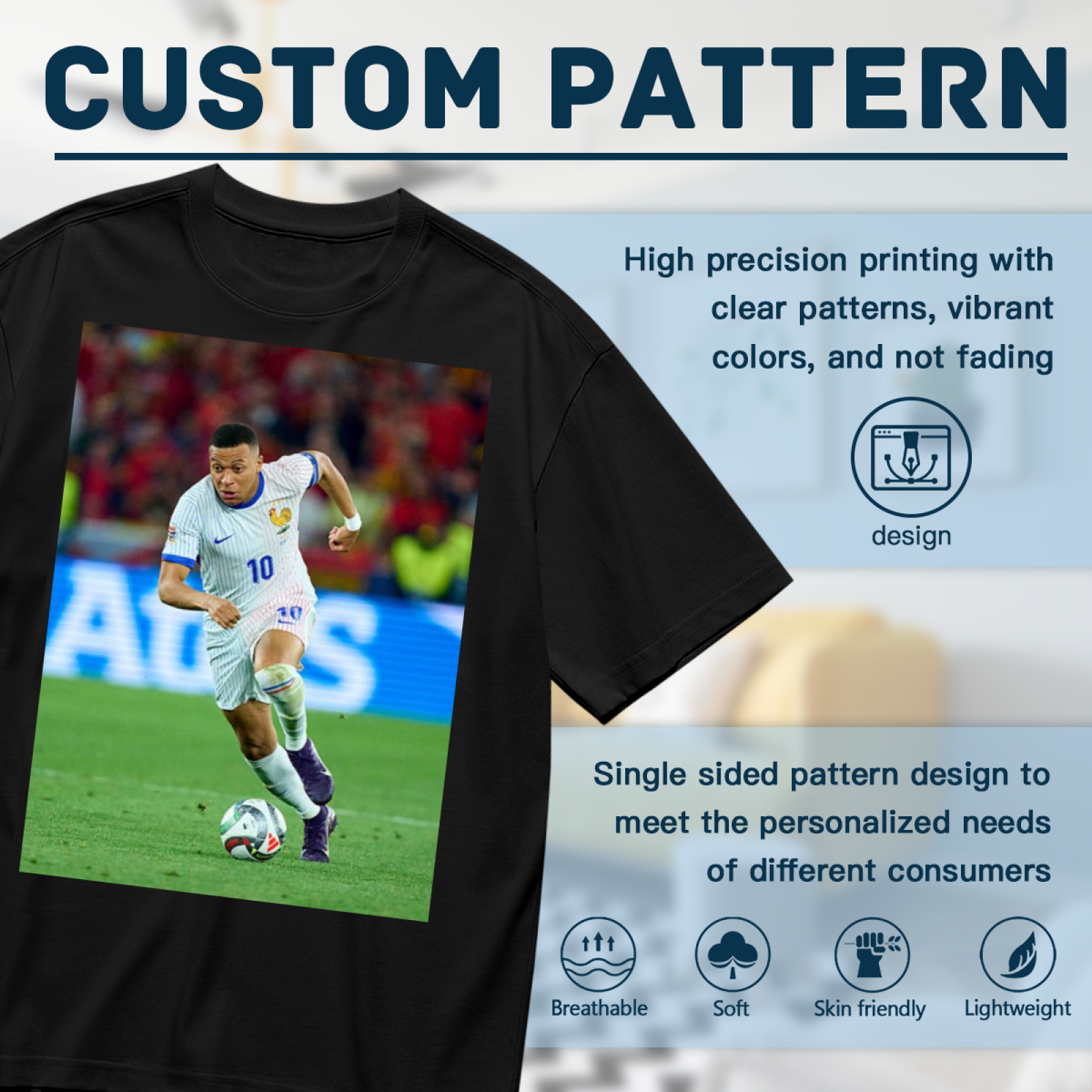 Football Striker Glory Tee Wear the Power of the Beautiful Game