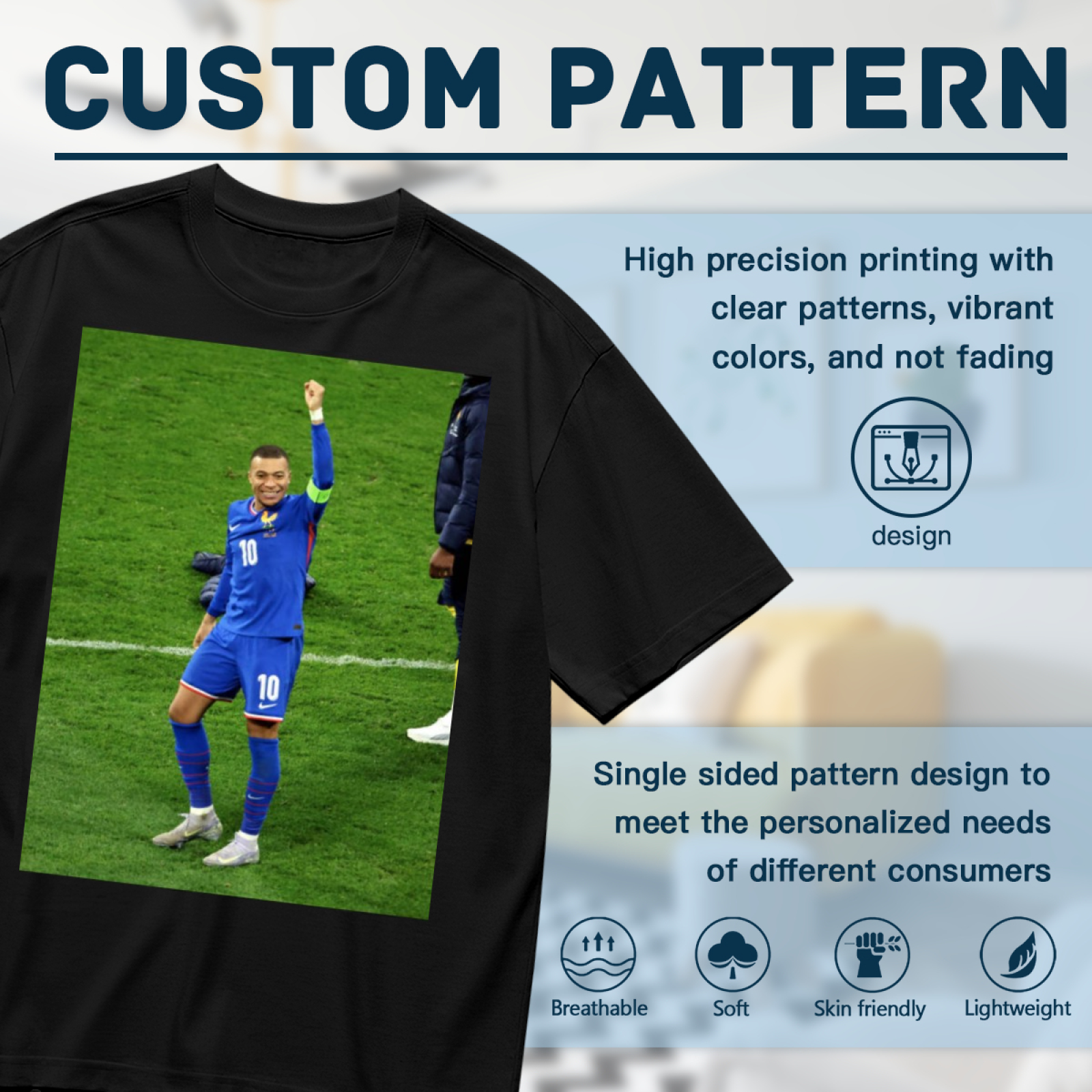 Football Victory Masterpiece Tee Show Your Love for Football Heroes