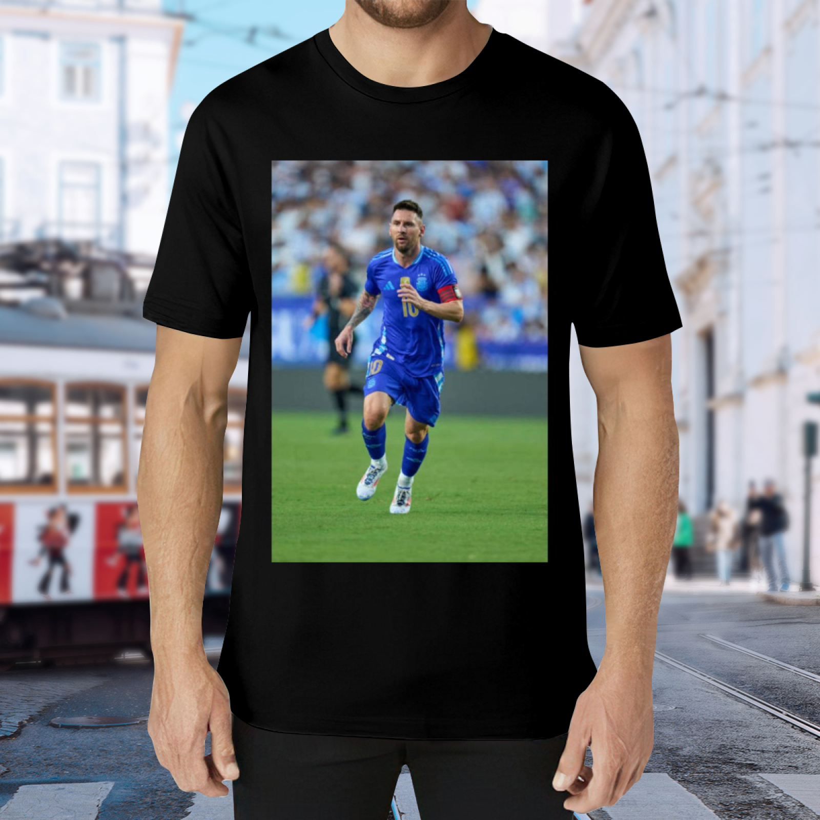 Football Star Action Tee Wear the Best of the Beautiful Game