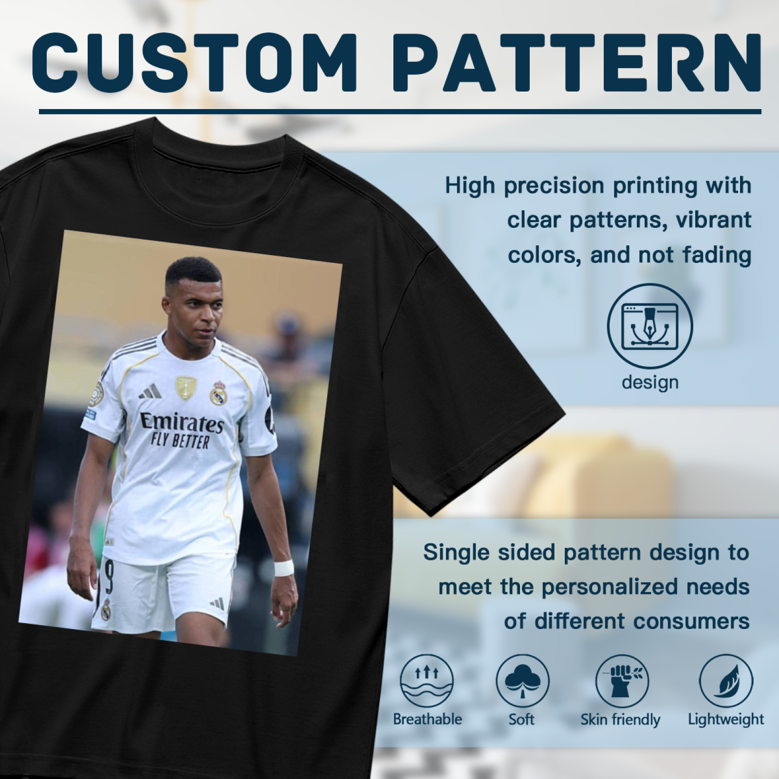 Football Heroic Star Tee Show Your Support for the Game¡¯s Icons