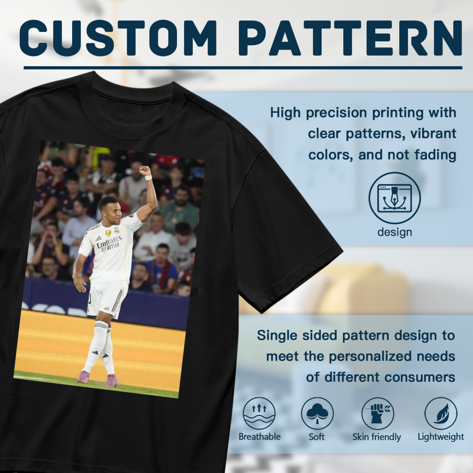 Football Action Star Hero Tee Wear Your Football Pride Everywhere