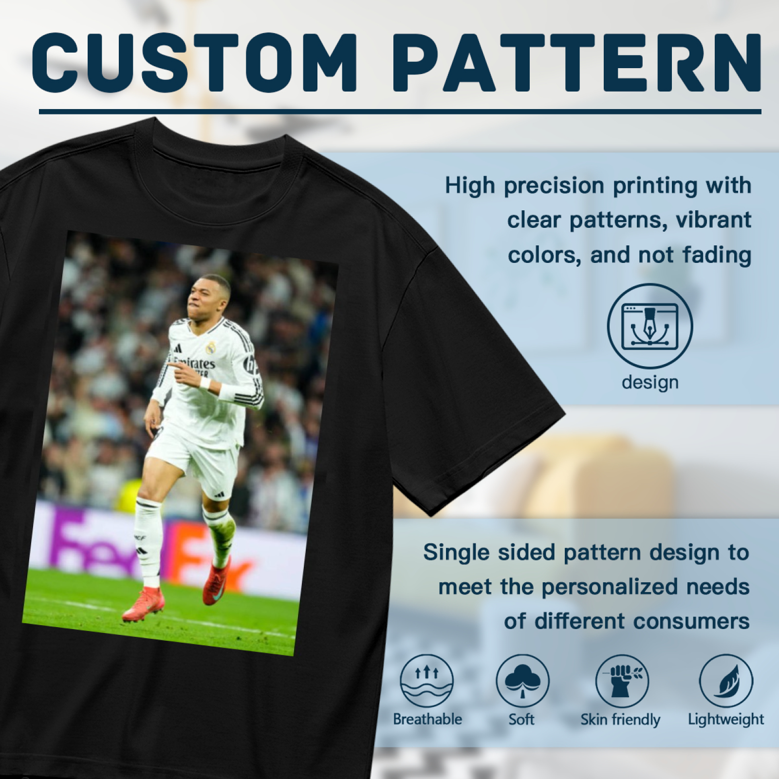 Football Victory Striker Hero Tee Celebrate the Power of Football