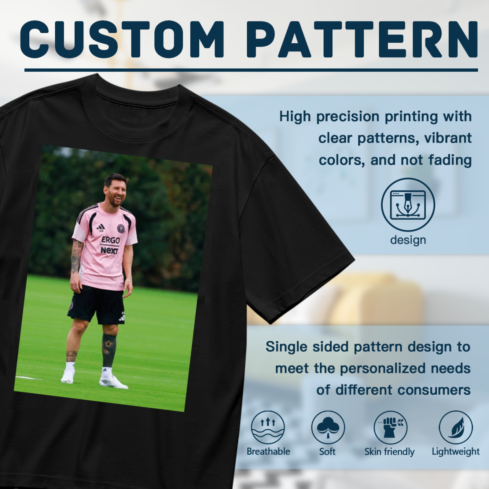 Football Star Action Tee Represent Soccer¡¯s Biggest Moments