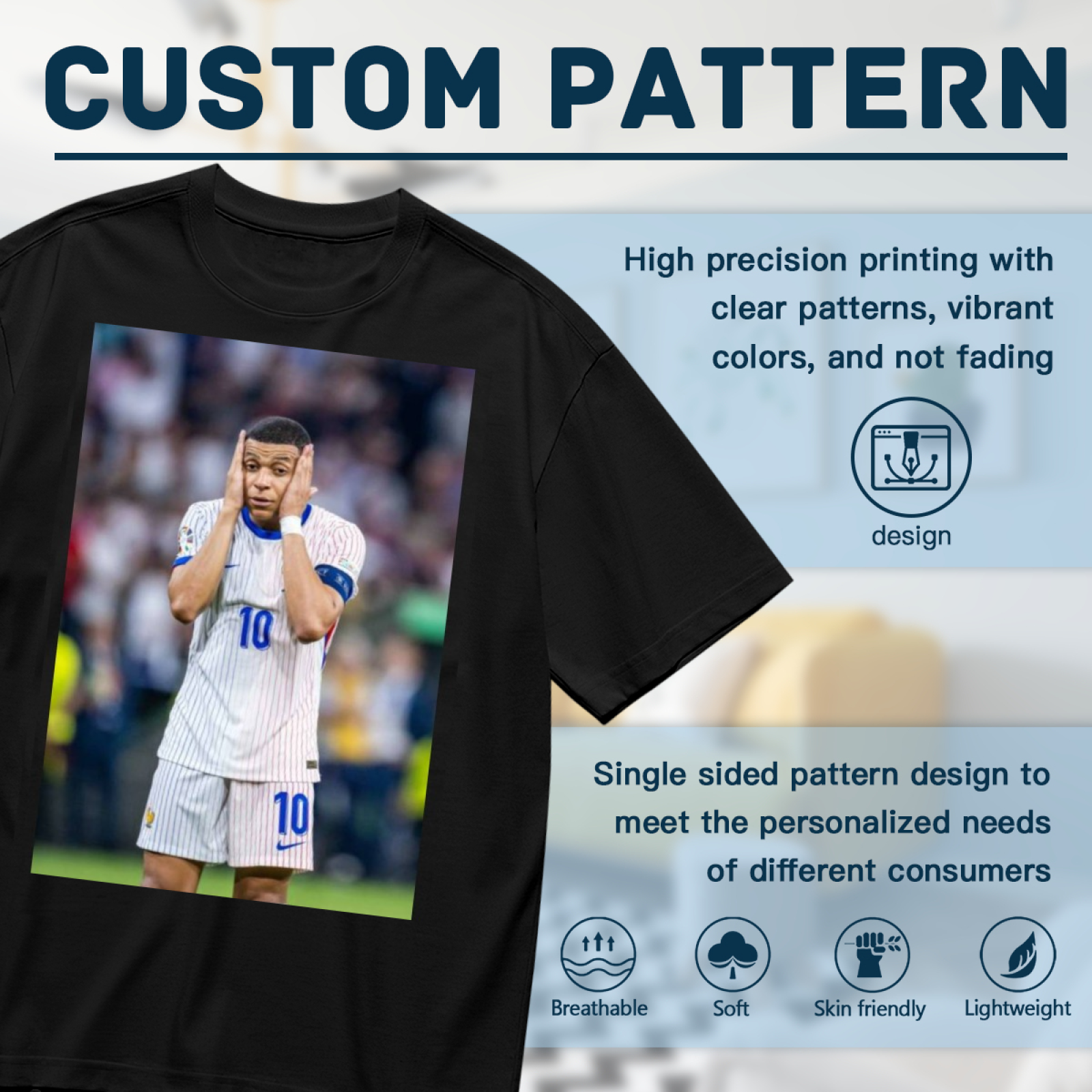 Football Action Power Tee Celebrate the Power of the Beautiful Game