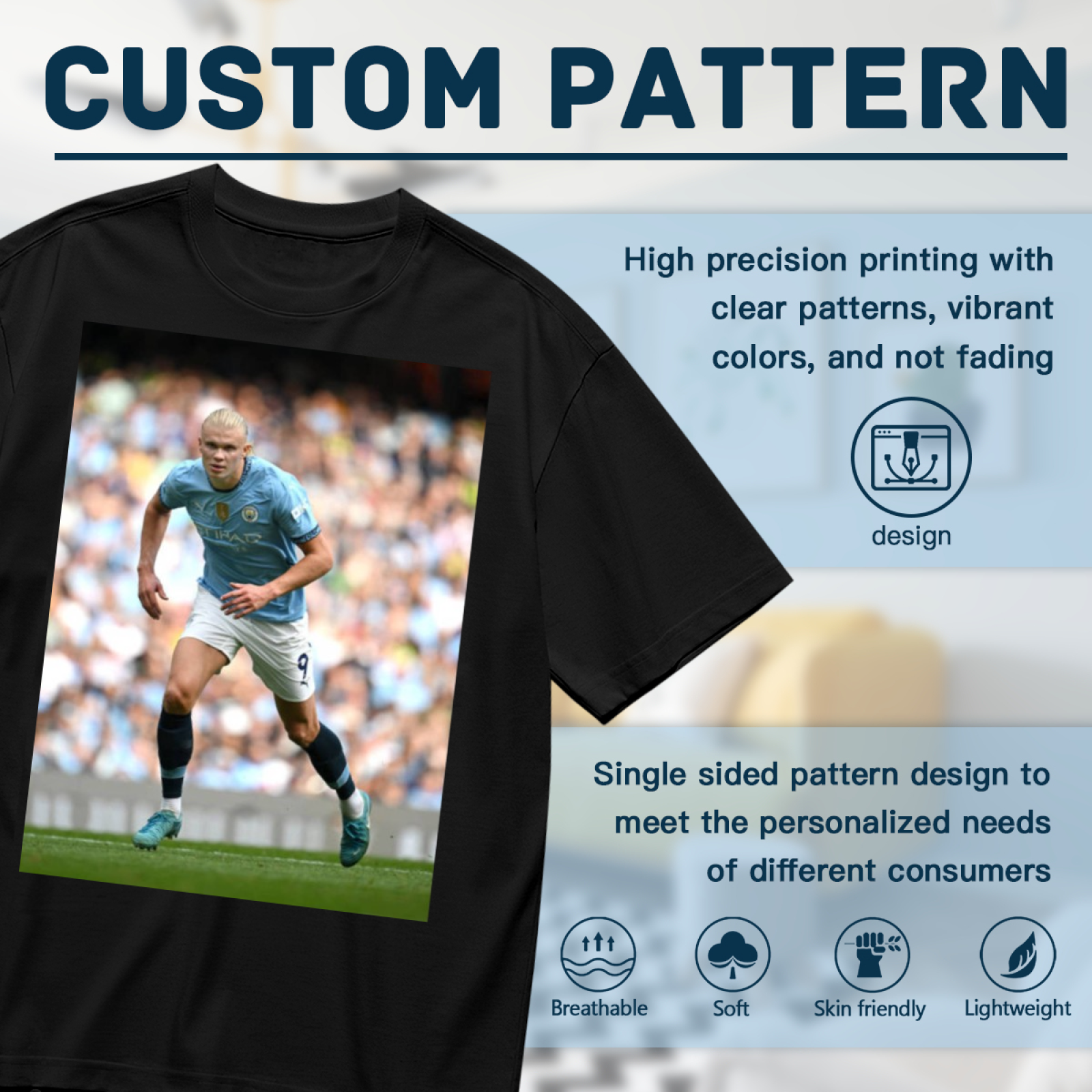 Football Glory Action Tee Represent Soccer¡¯s Best Moments