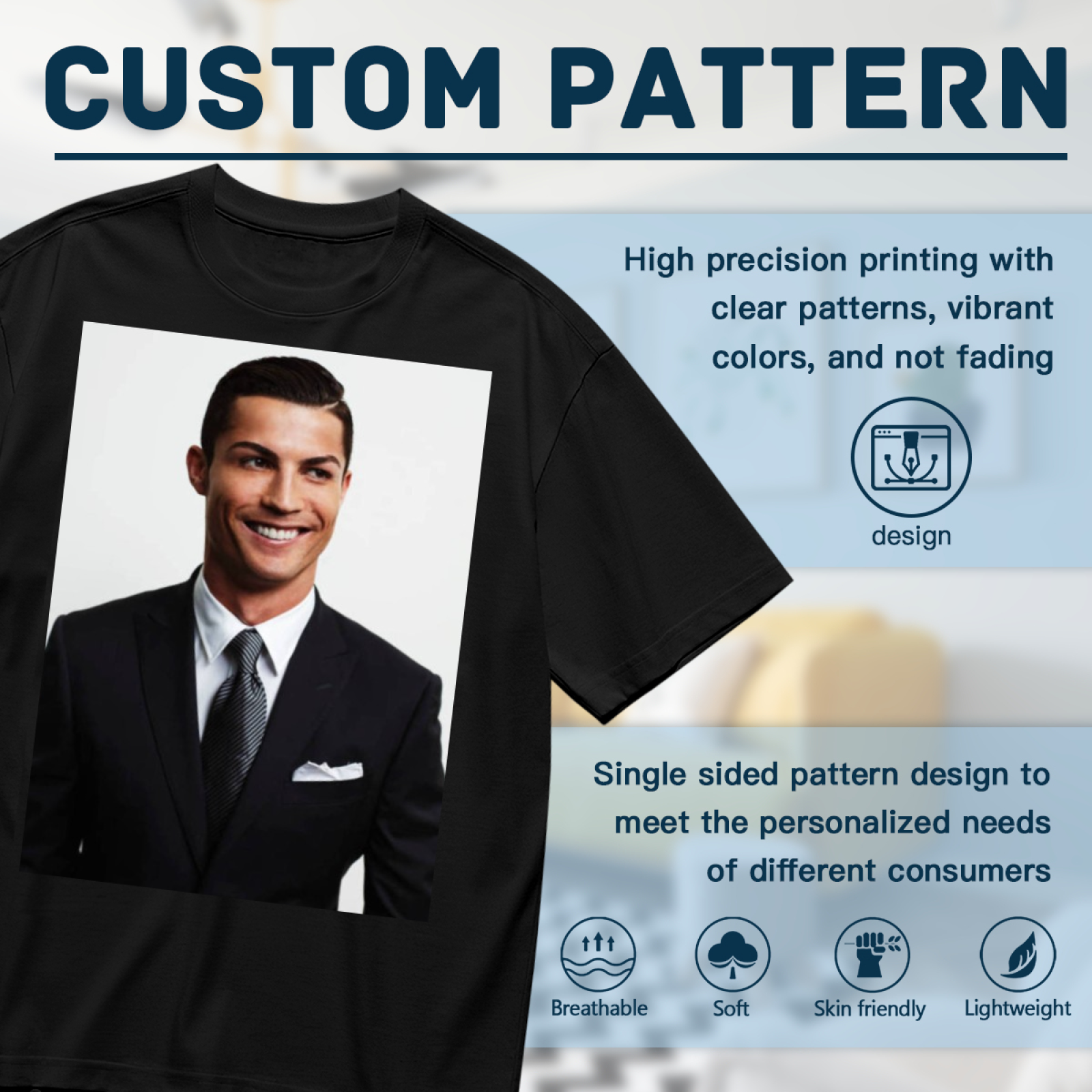 Striker¡¯s Glory Graphic Tee Represent the Best Moments of Soccer