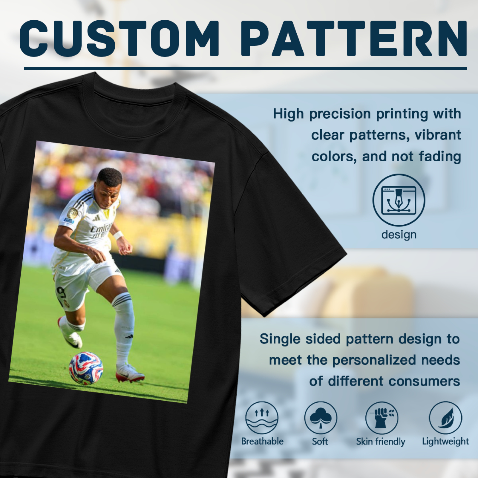 Football Legacy Action Tee Represent the Spirit of Football