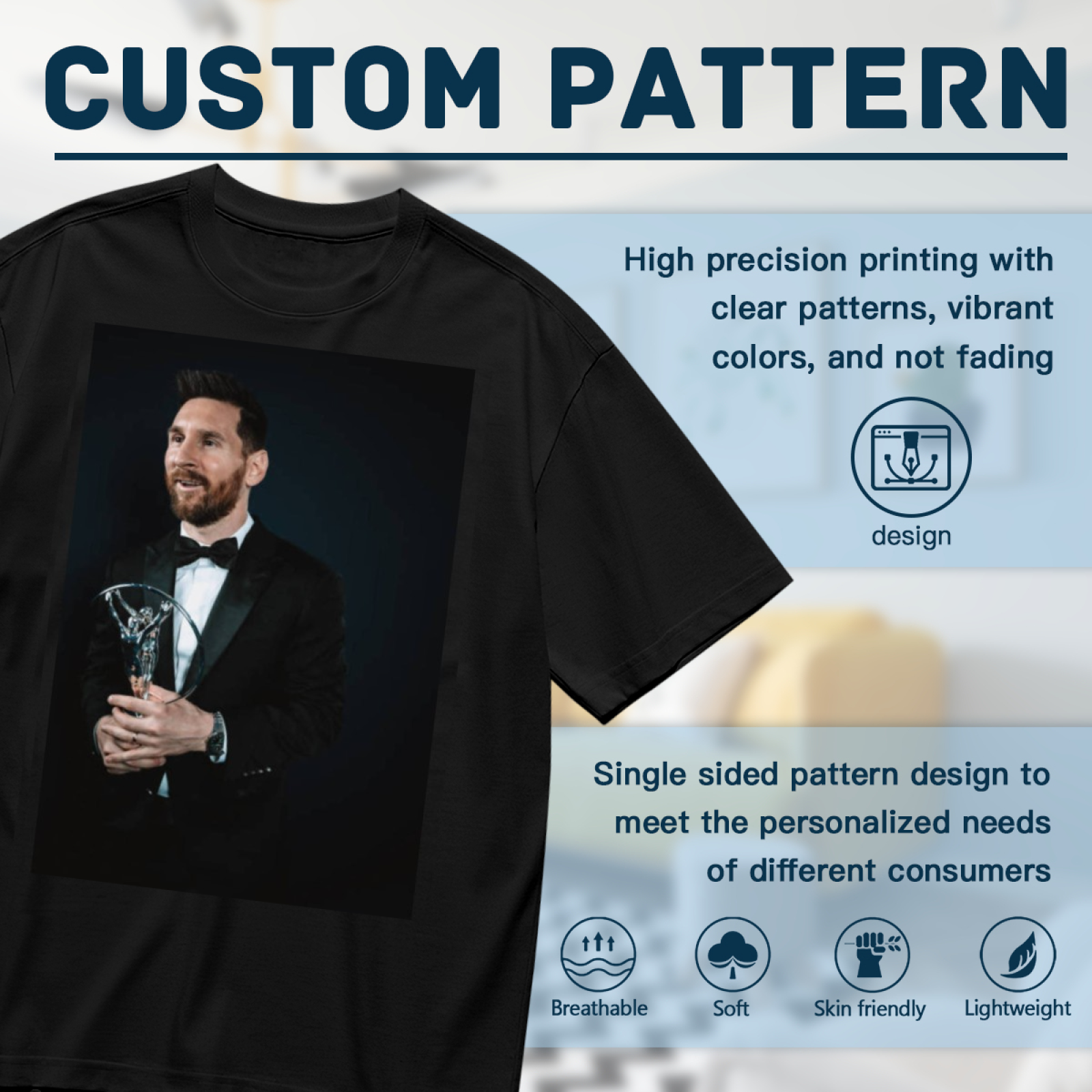 Iconic Football Design Tee Show Your Love for the Sport