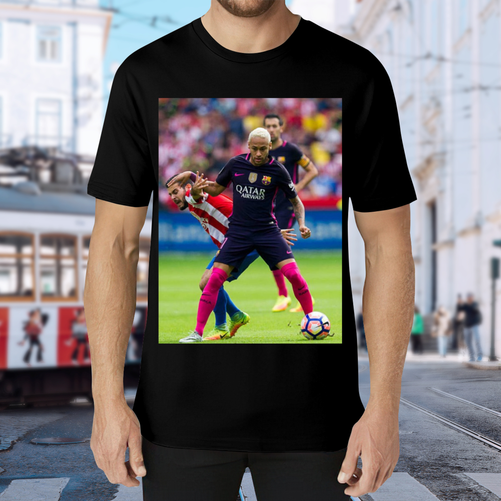 Goal-Scoring Graphic T-Shirt Perfect for Football Lovers