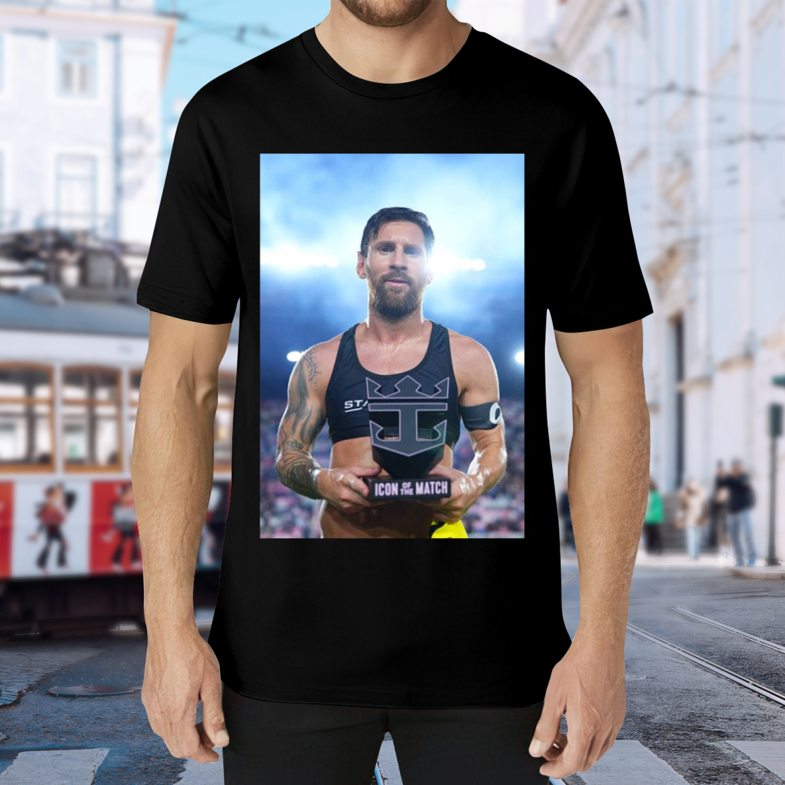 Football Action Hero Graphic Tee Show Your Football Spirit