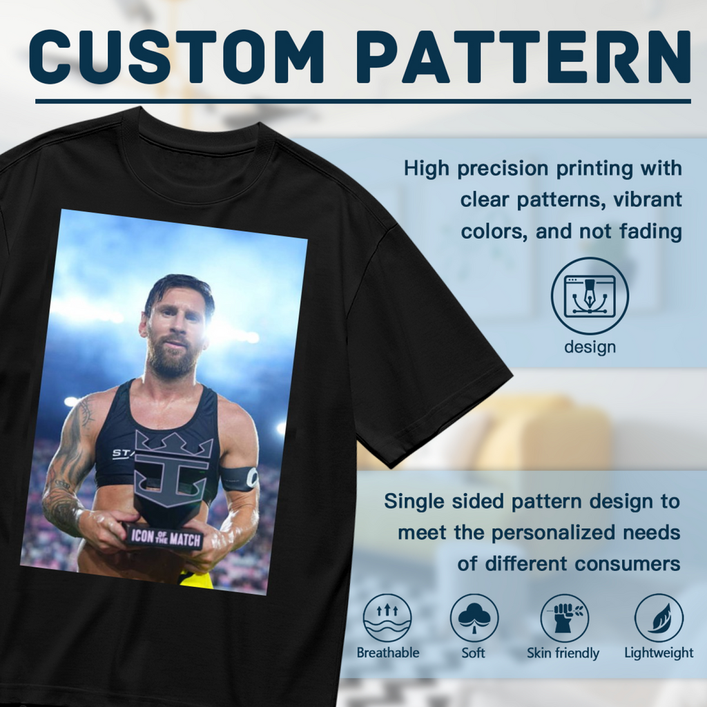 Football Action Hero Graphic Tee Show Your Football Spirit