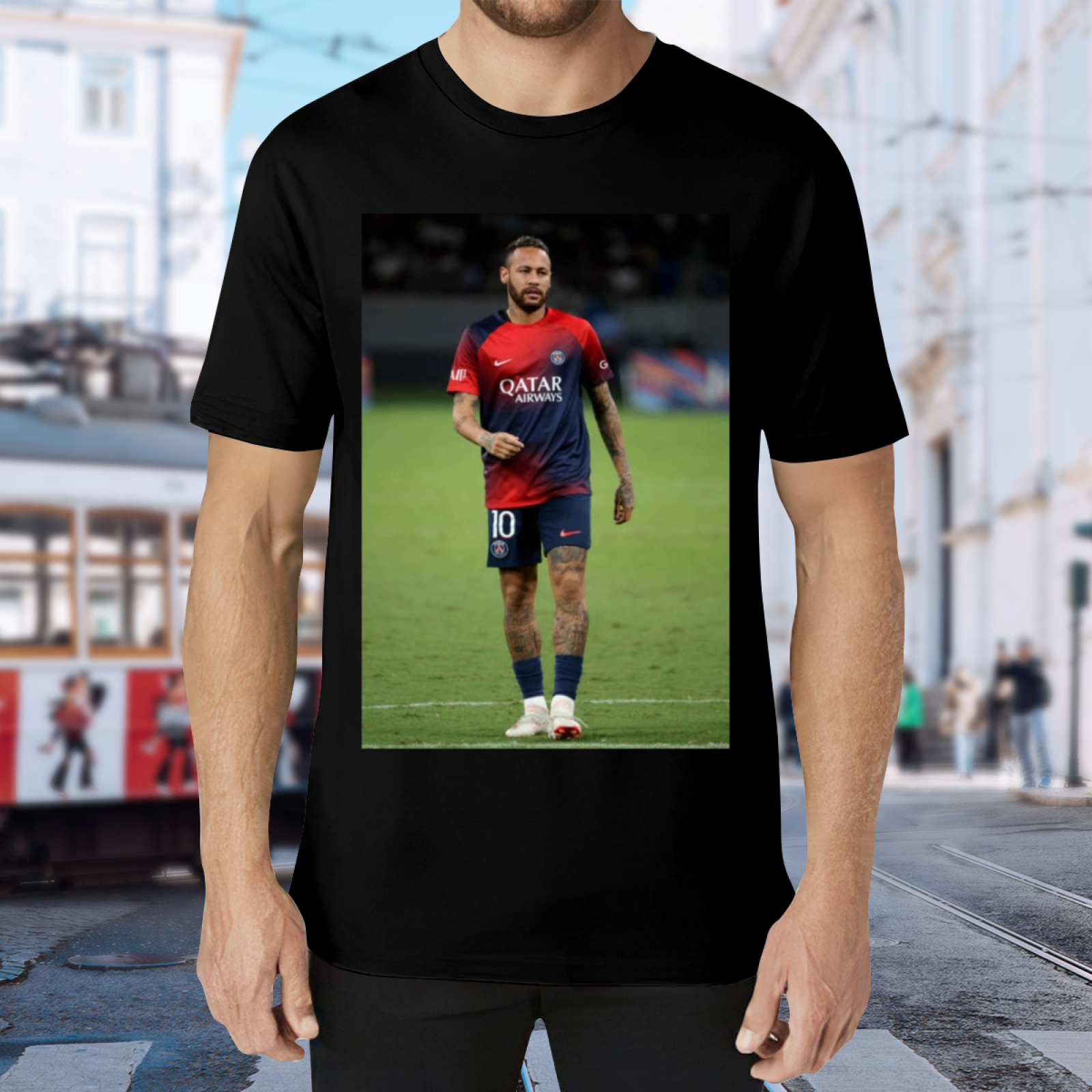 Football Legends in Action Tee Celebrate the Iconic Moments