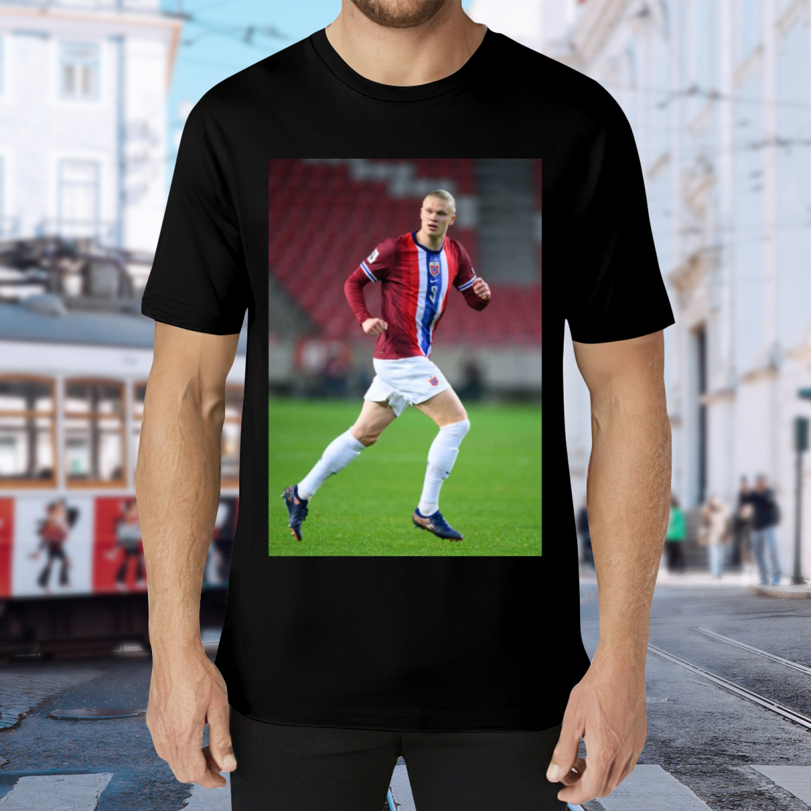 Football Star Striker Tee Wear Your Passion for Soccer Legends