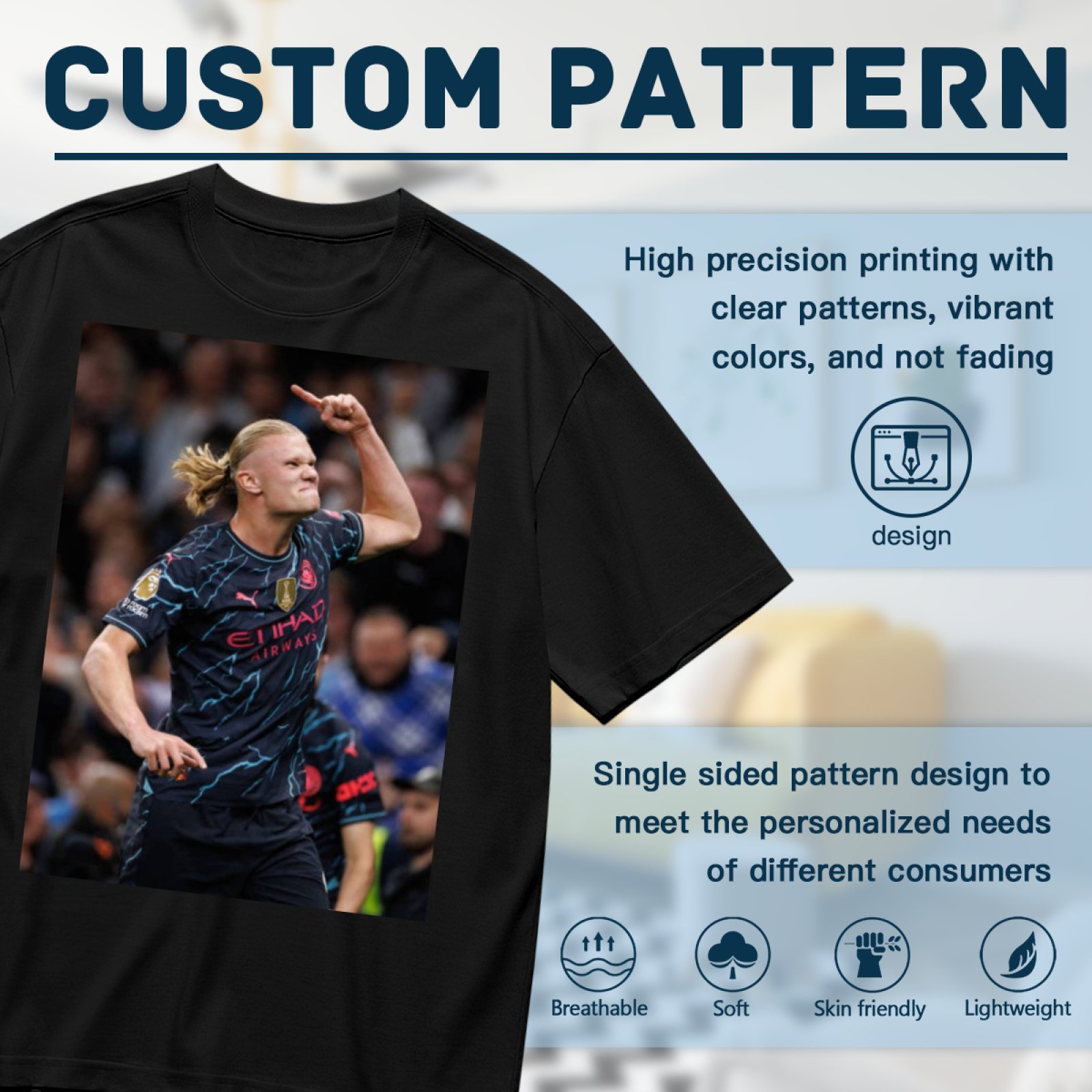 Football Masterclass Star Tee Show Your Passion for Soccer¡¯s Top Players