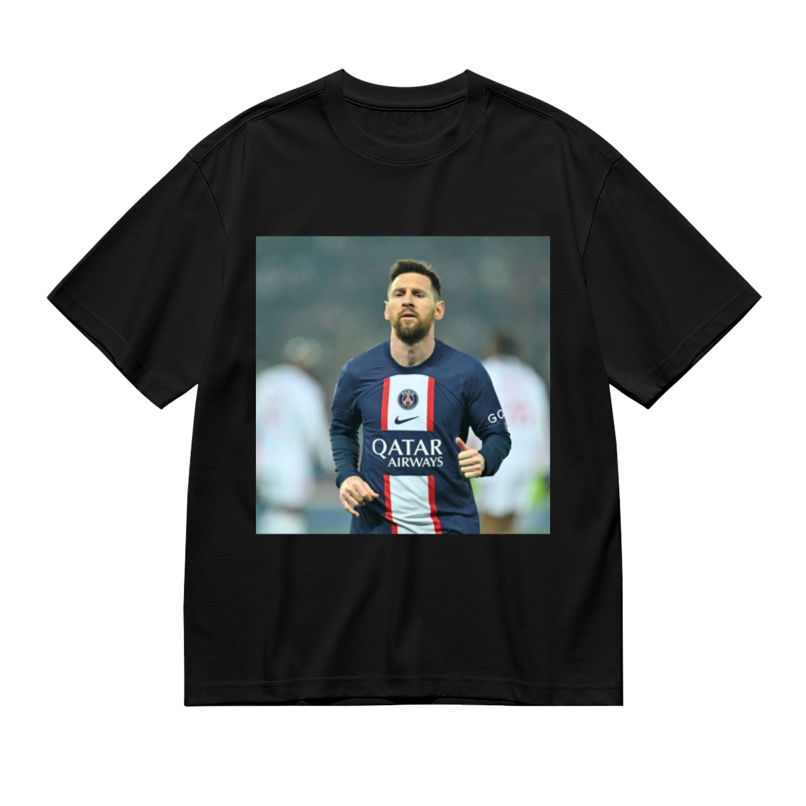 Dynamic Football Kick Graphic T-Shirt Feel the Power of the Game
