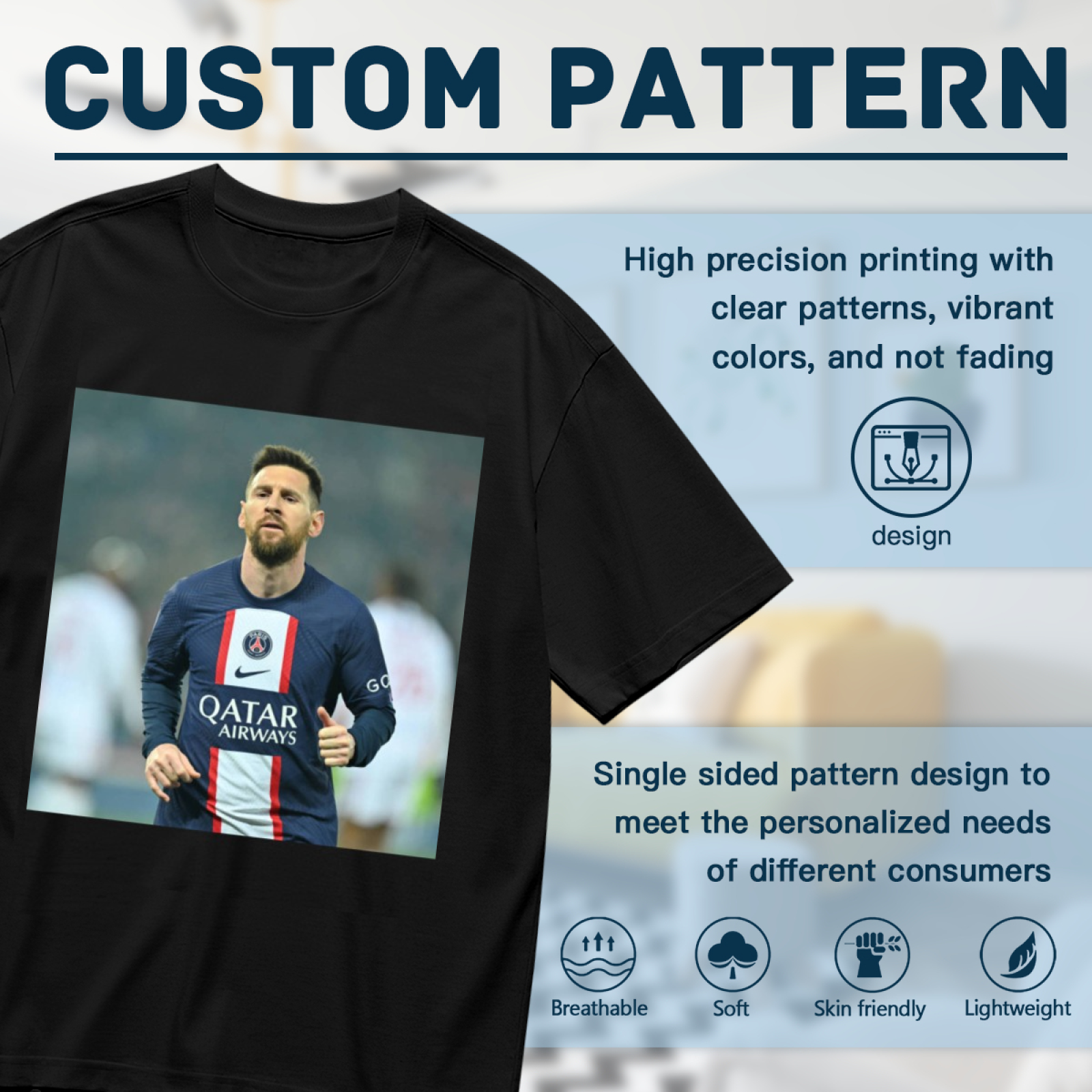 Dynamic Football Kick Graphic T-Shirt Feel the Power of the Game
