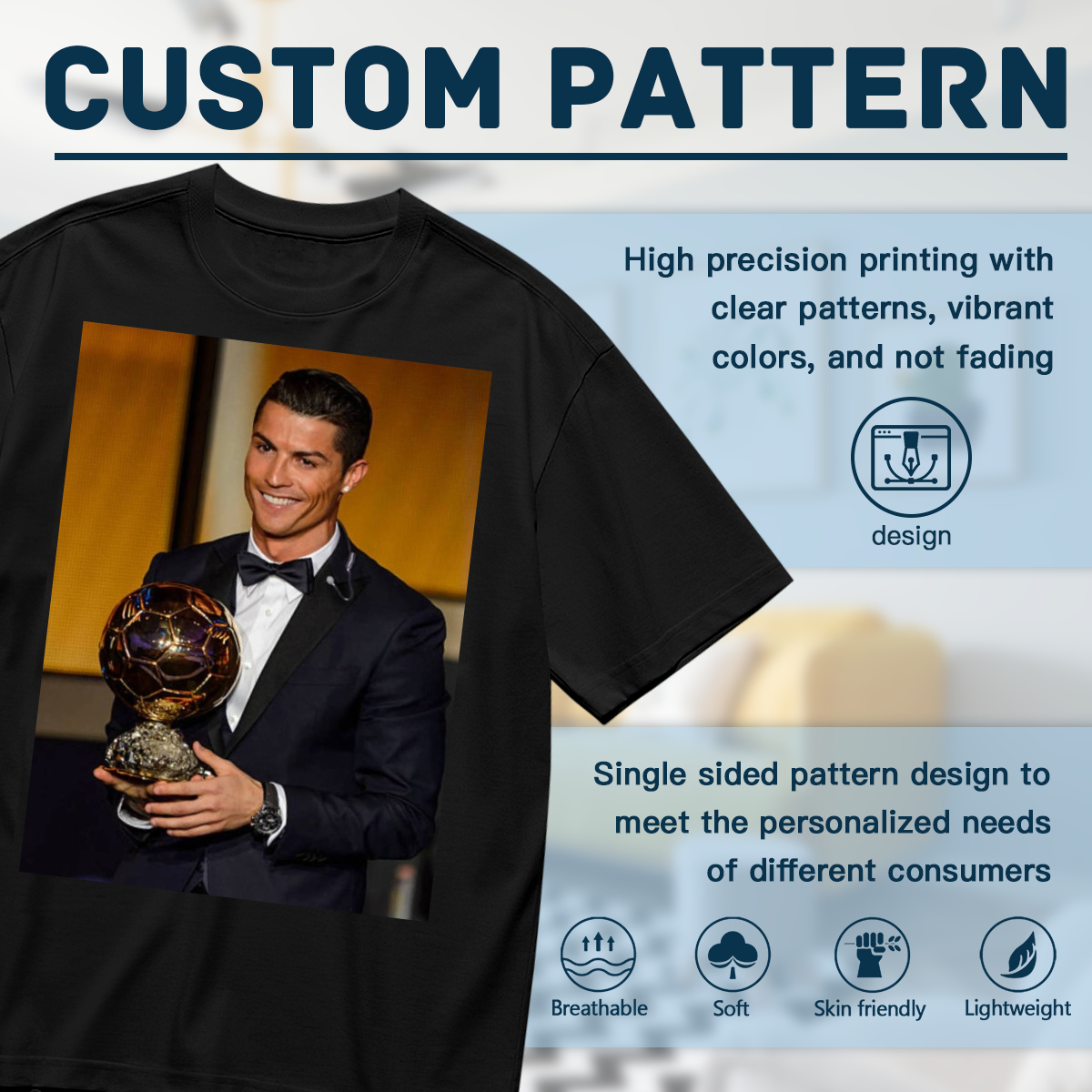 Bold Football Action Tee ¨C Celebrate the Spirit of the Game