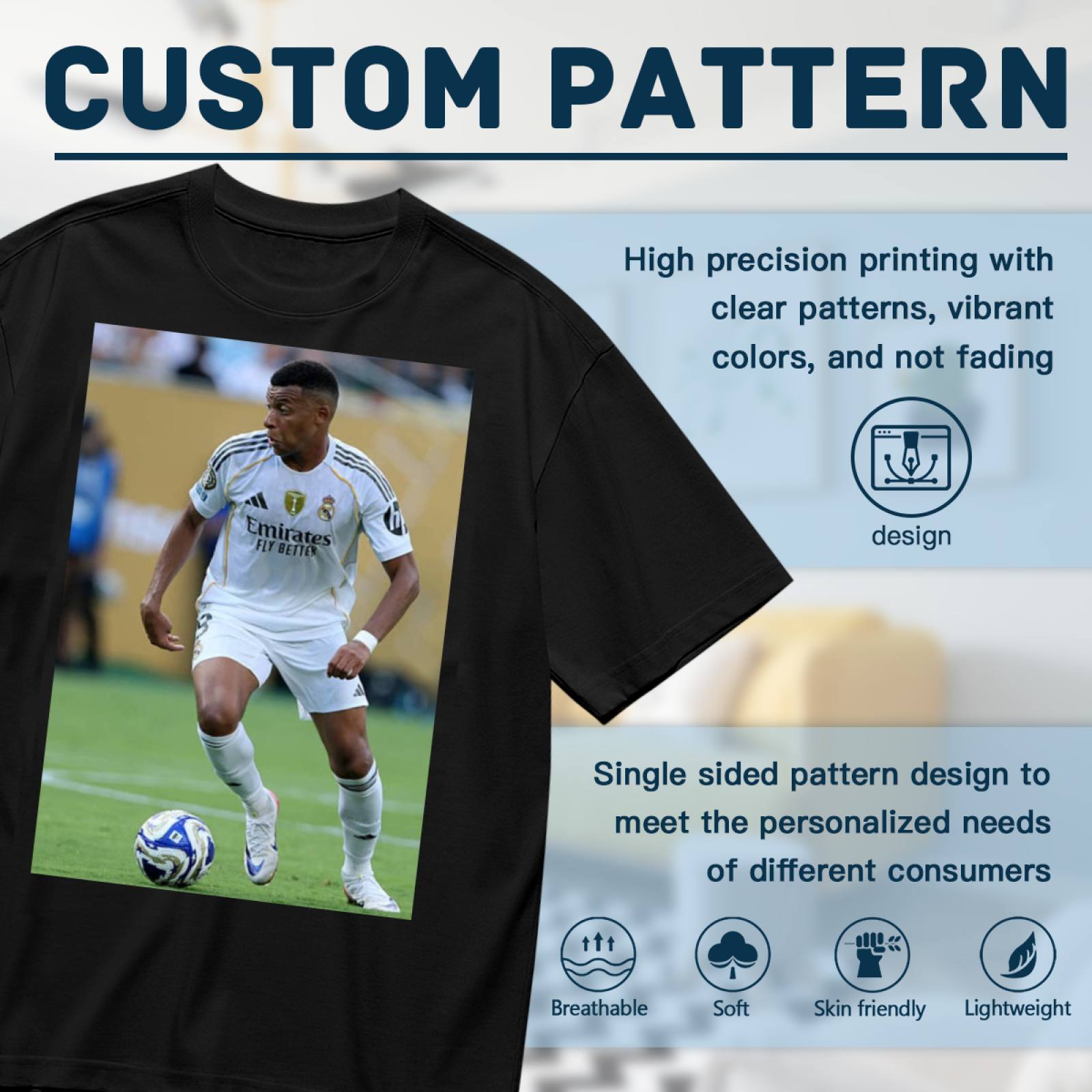 Football Victory Masterclass Tee Represent the Icons of the Game