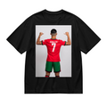 Football Striker Action Tee Represent Your Love for the Sport