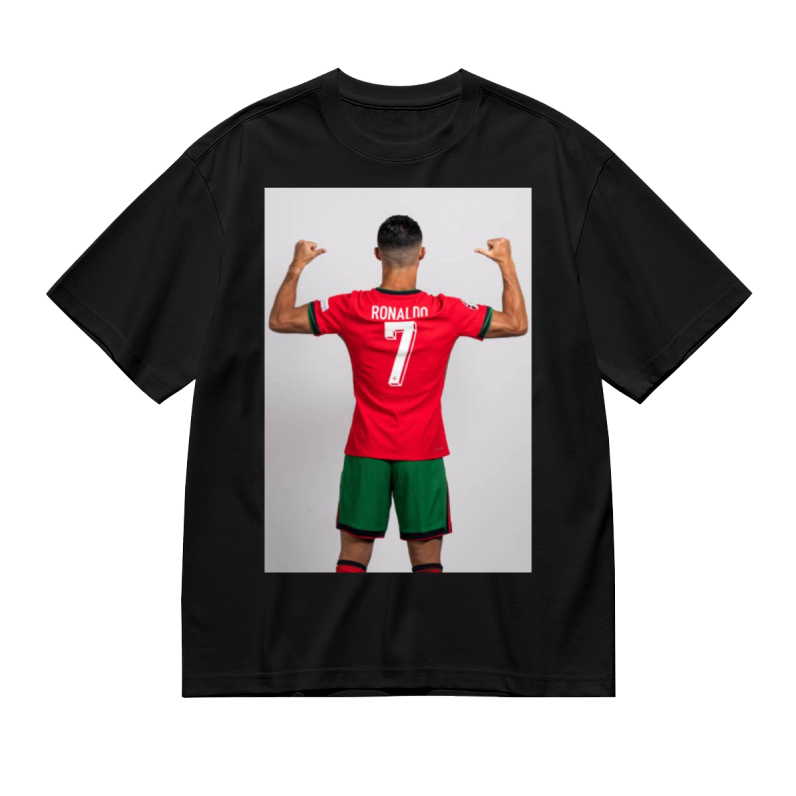 Football Striker Action Tee Represent Your Love for the Sport