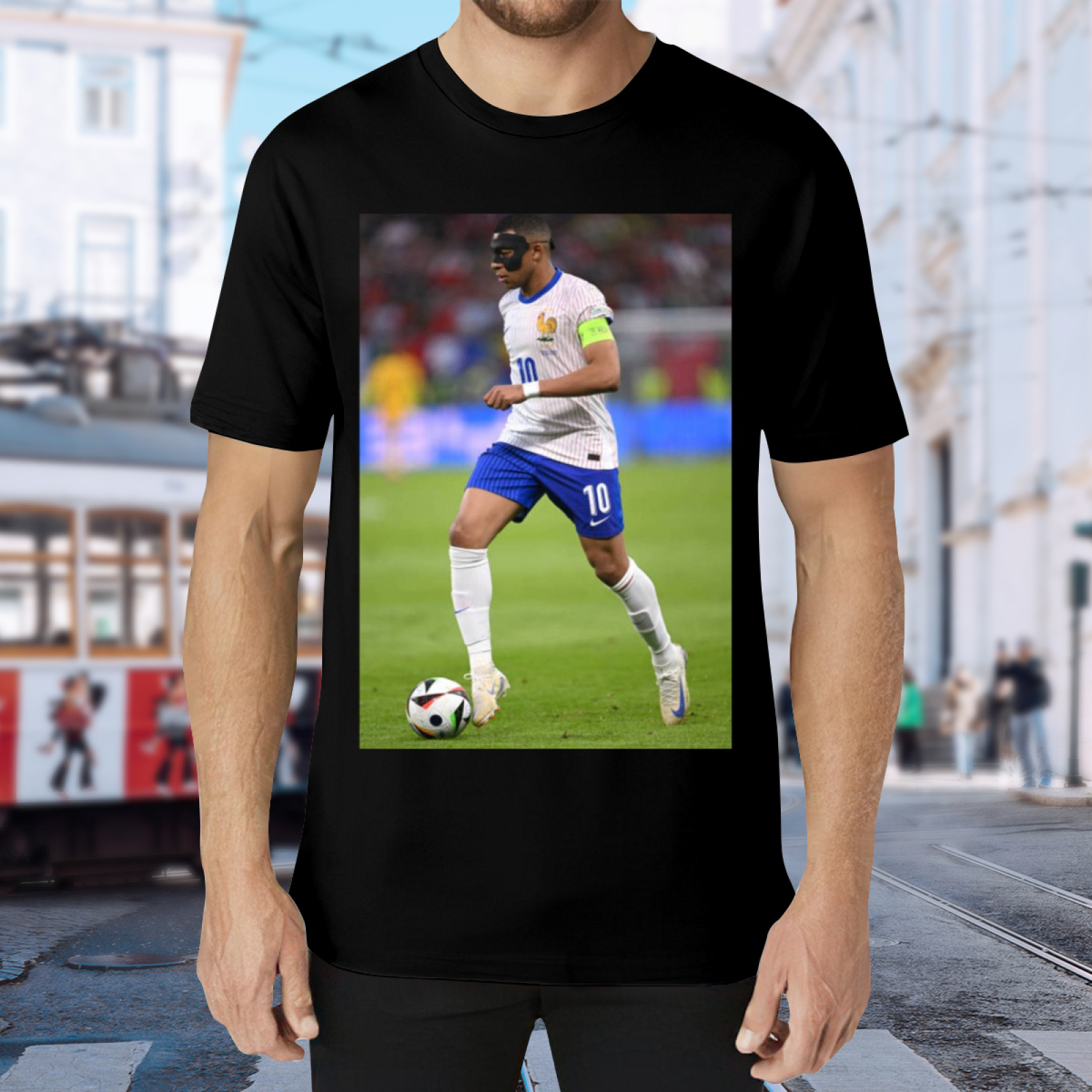 Football Champion Action Hero Tee Celebrate the Thrills of Soccer