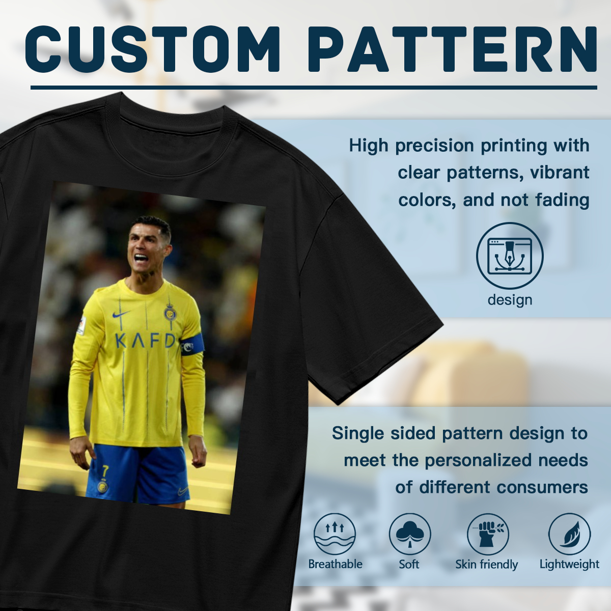 Soccer Legend-Inspired T-Shirt ¨C For Fans Who Appreciate Greatness