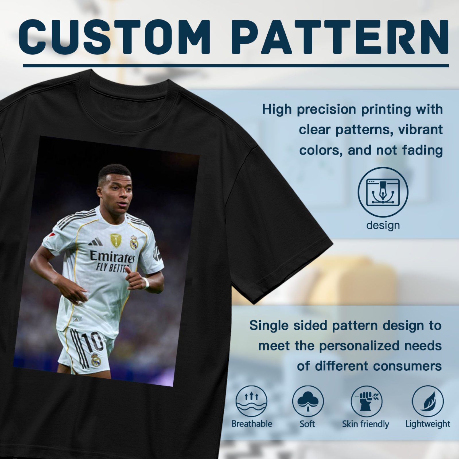 Football Mastery Graphic Tee Represent the Legends of the Game