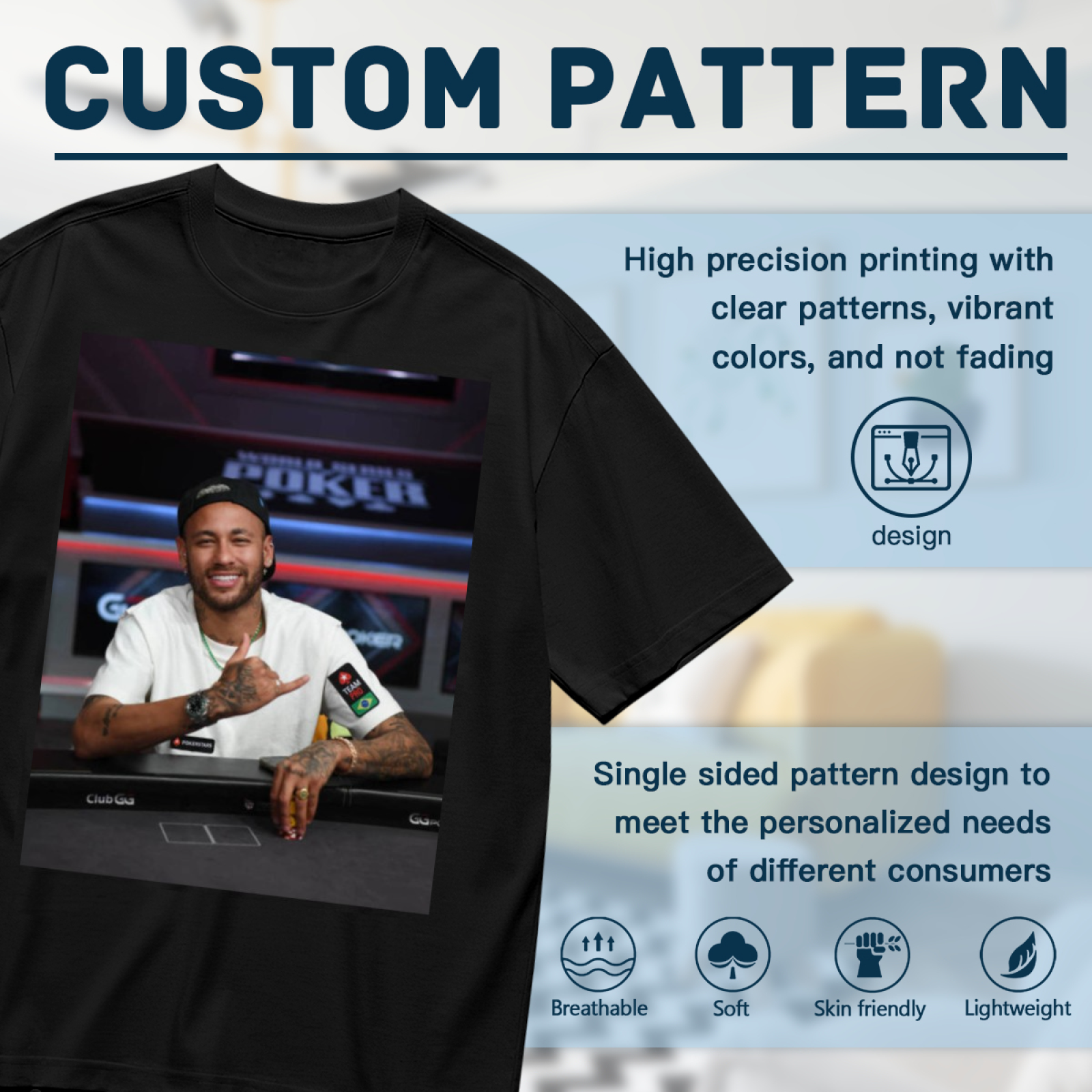 Football Victory Striker Tee Show Your Support for the Game