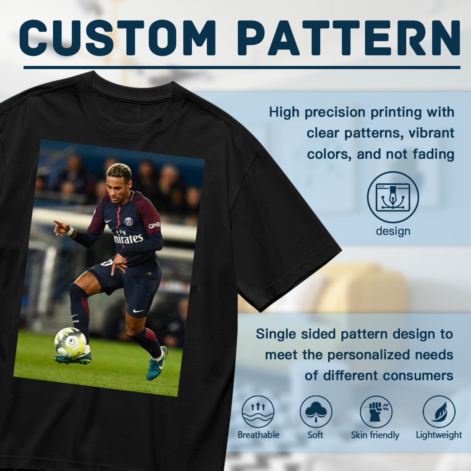 Football Powerhouse Master Tee Represent the Thrills of Soccer