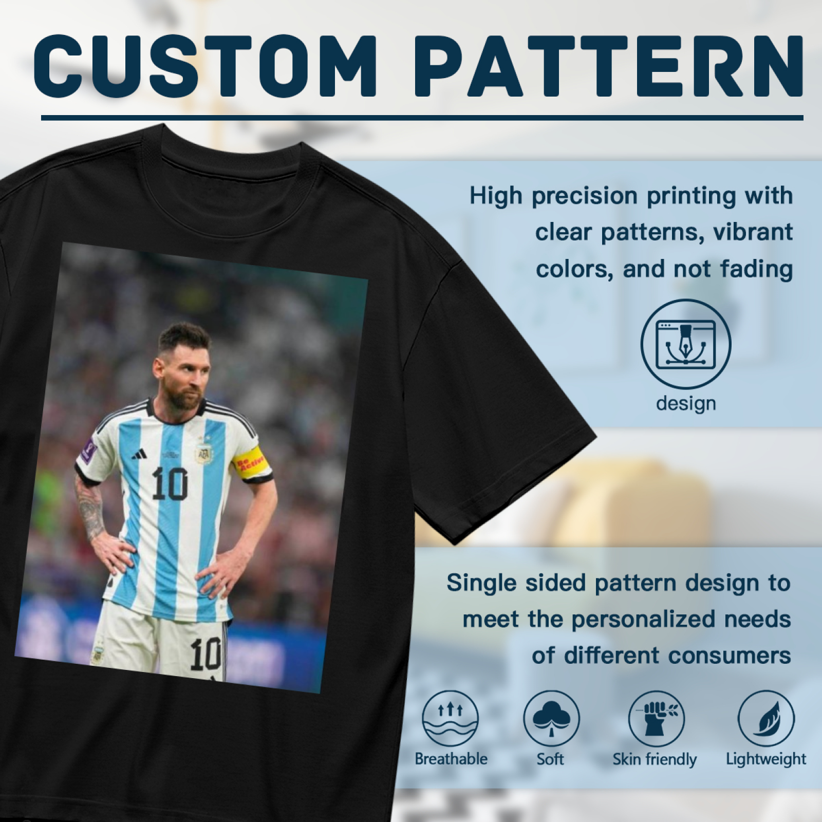 Football Glory Victory Tee Perfect for Passionate Soccer Fans