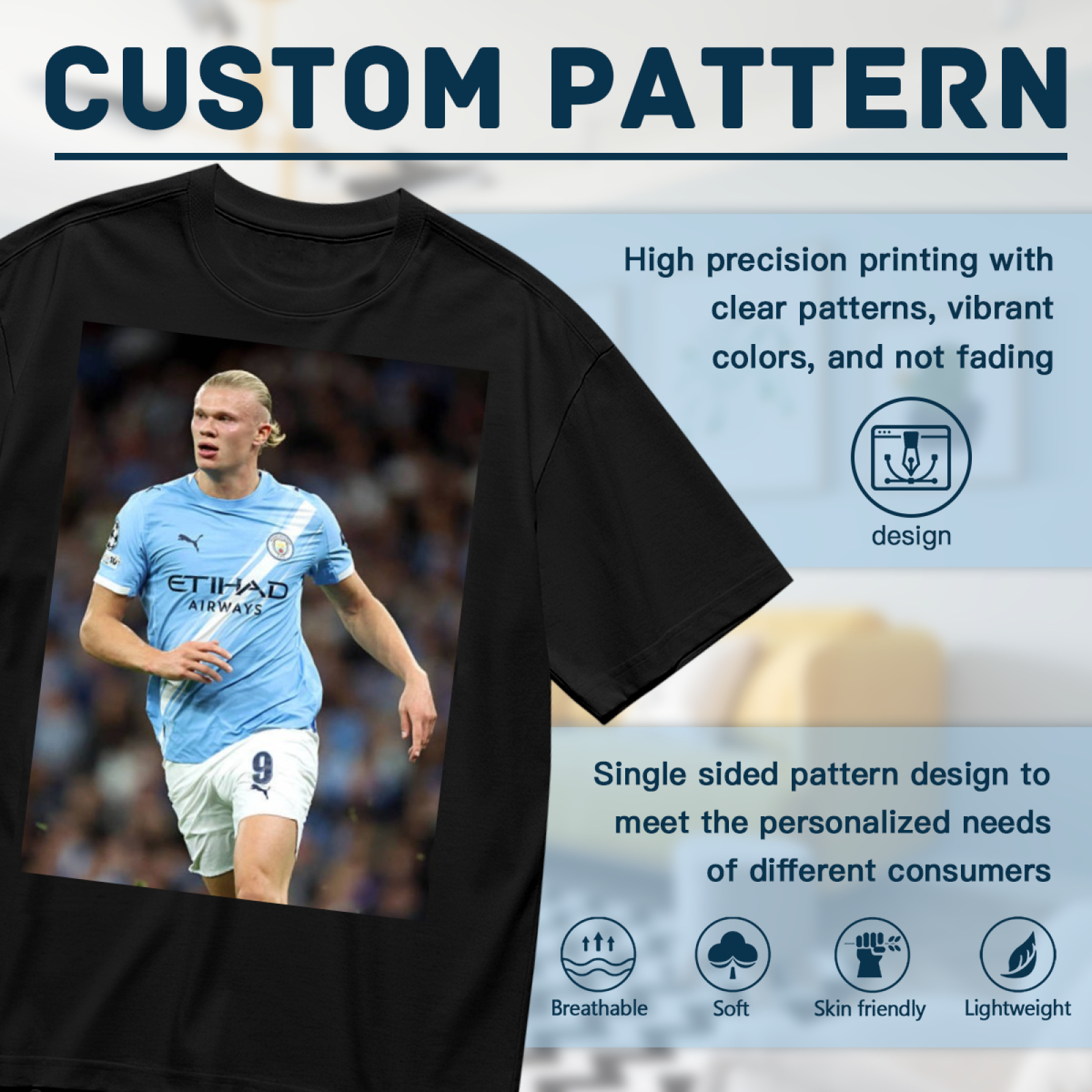 Football Star Victory Tee Represent the Power of Soccer Heroes