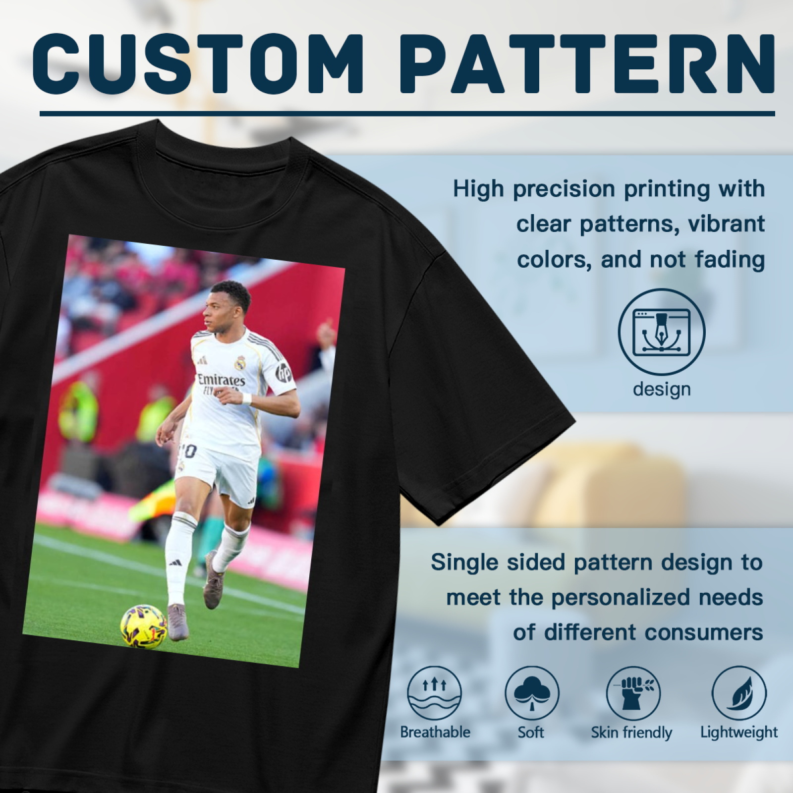 Football Masterpiece Star Tee Show Your Passion for Soccer